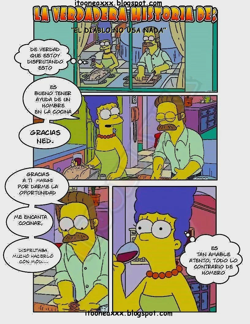 The Simpsons Porn Comics Series - 9 [Spanish] El Diablo No Usa Nada - Page 1