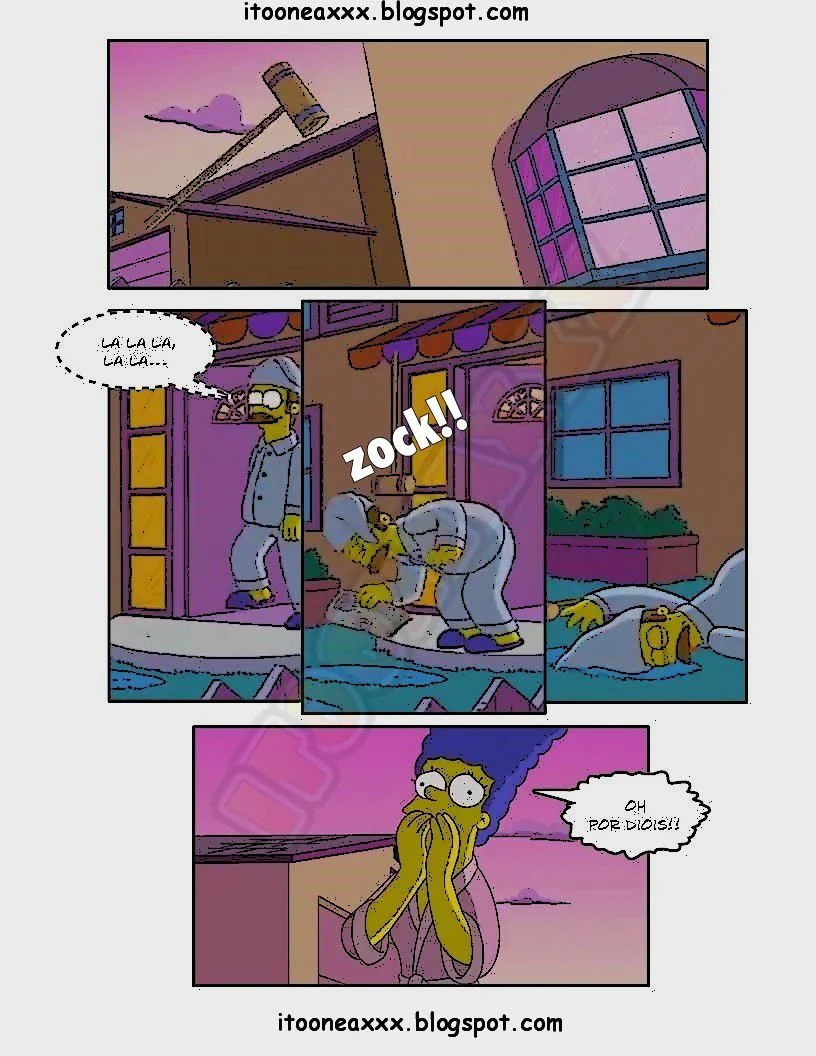 The Simpsons Porn Comics Series - 9 [Spanish] El Diablo No Usa Nada - Page 4