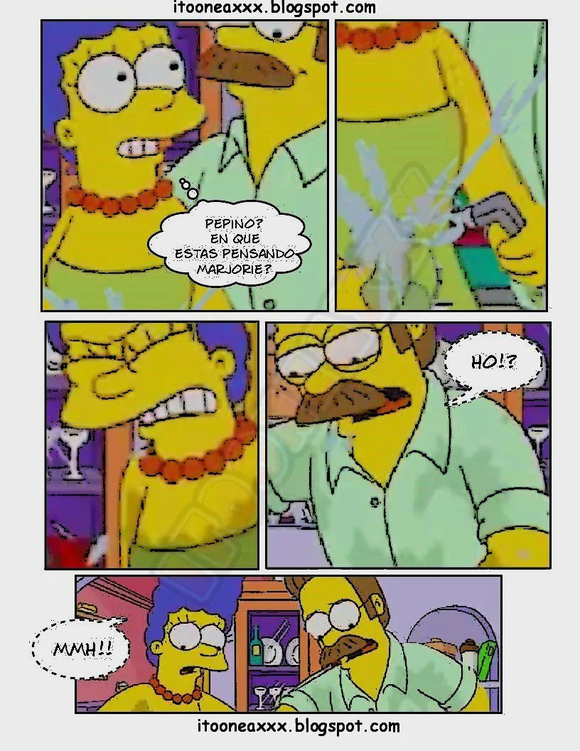 The Simpsons Porn Comics Series - 9 [Spanish] El Diablo No Usa Nada - Page 7
