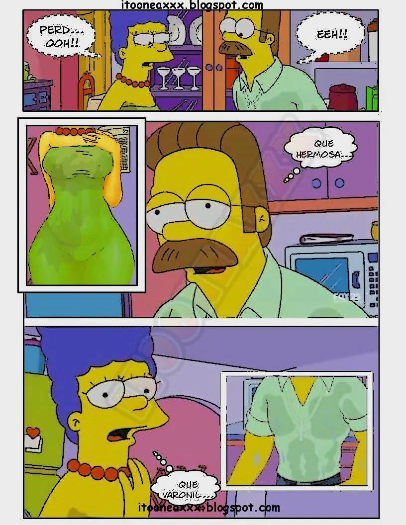 The Simpsons Porn Comics Series - 9 [Spanish] El Diablo No Usa Nada - Page 8