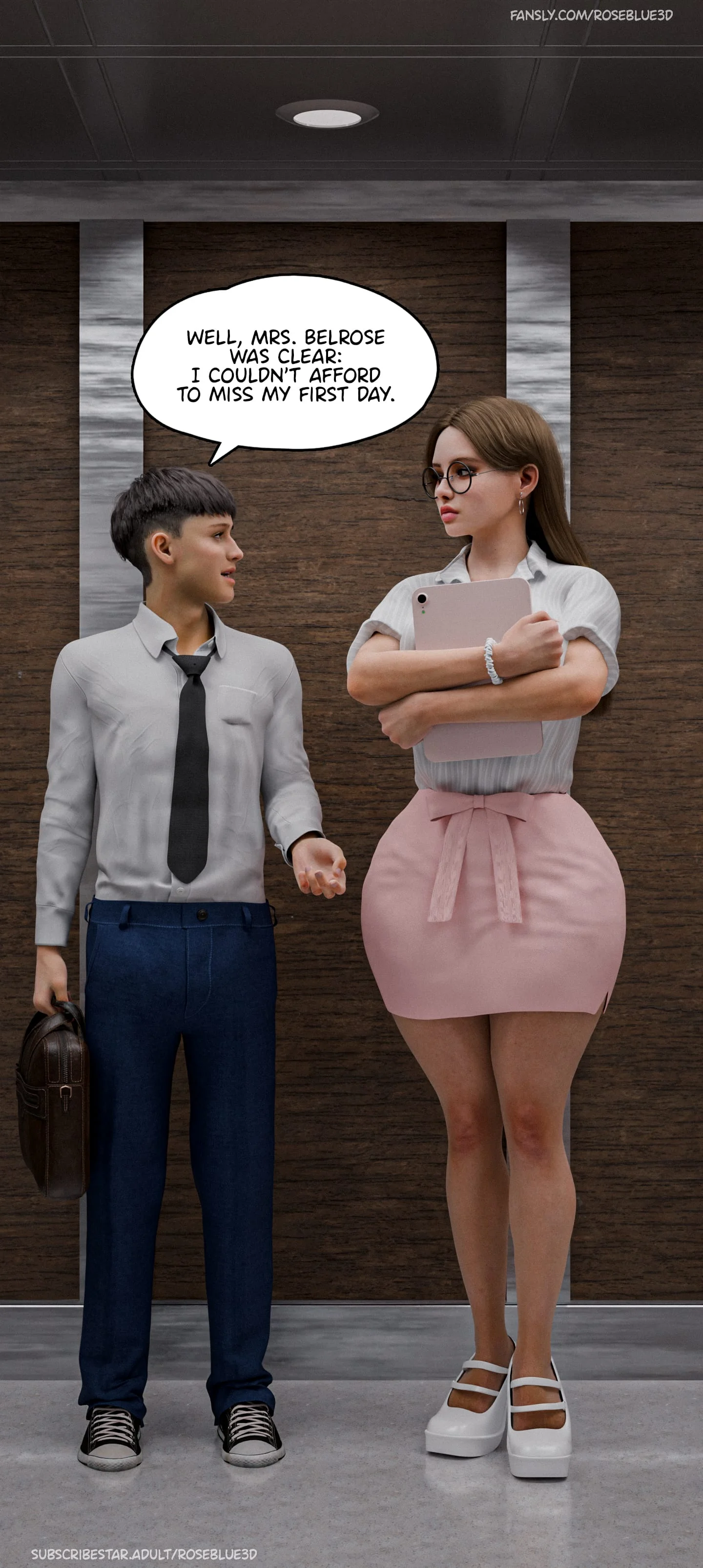 Dismissed [Rose Blue 3D] - 2 . Dismissed - Ch.2 - Page 8