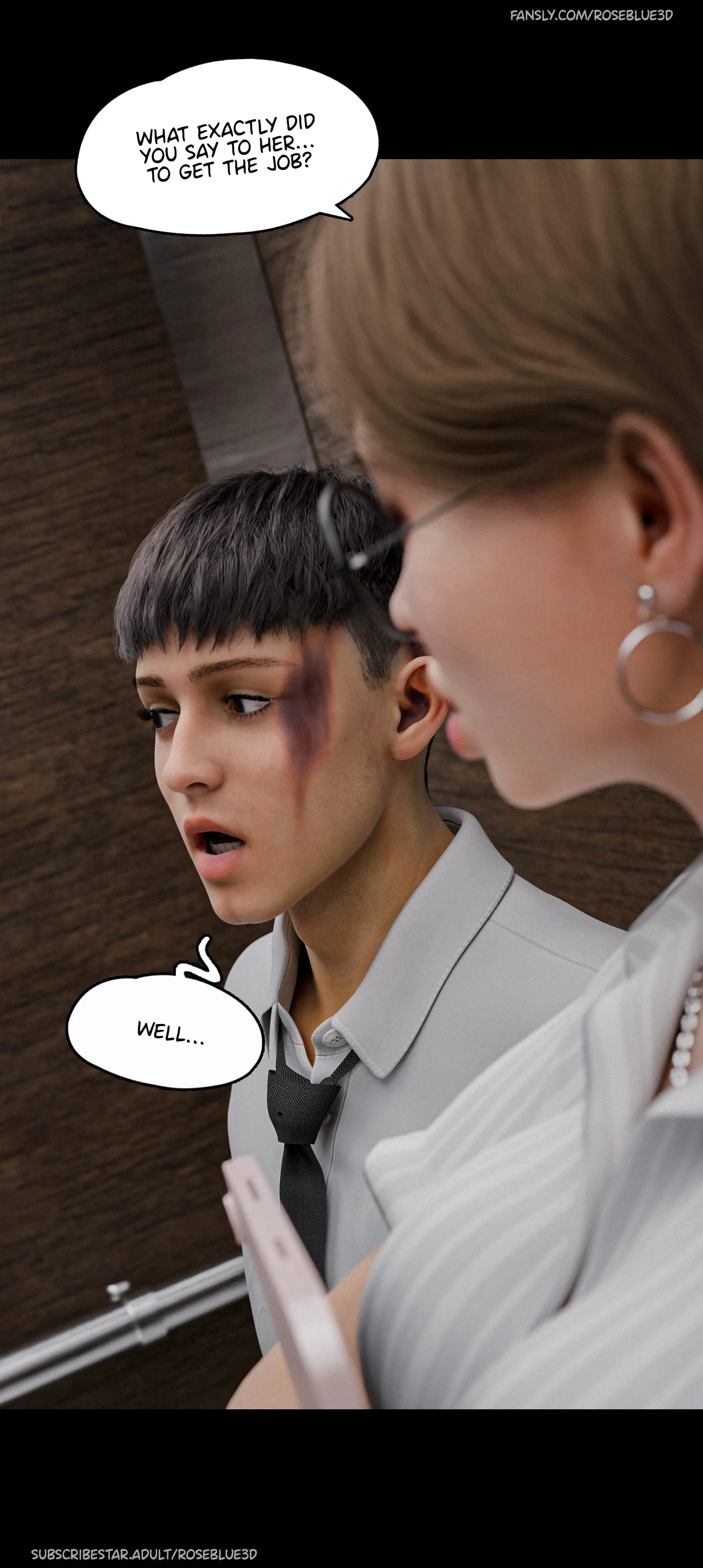 Dismissed [Rose Blue 3D] - 2 . Dismissed - Ch.2 - Page 9