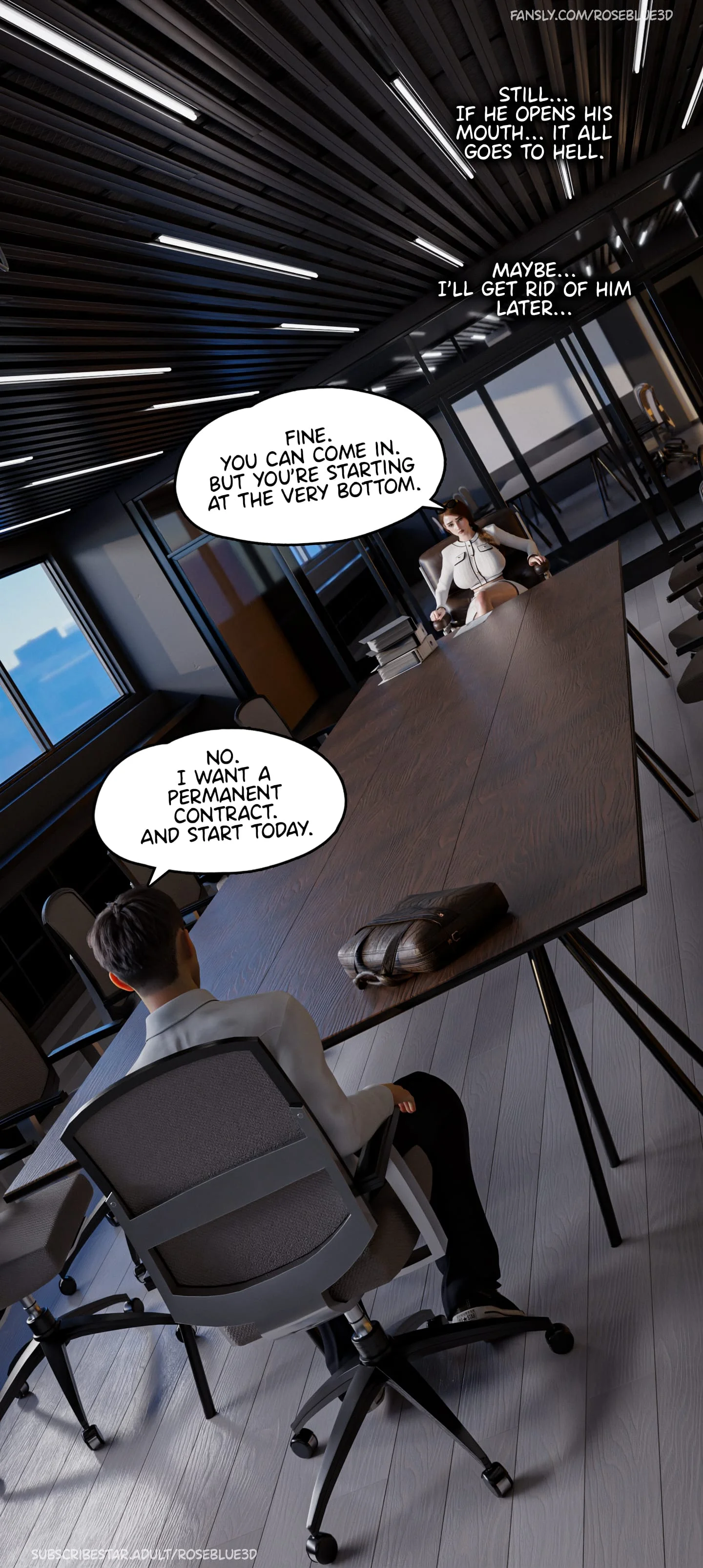 Dismissed [Rose Blue 3D] - 2 . Dismissed - Ch.2 - Page 16