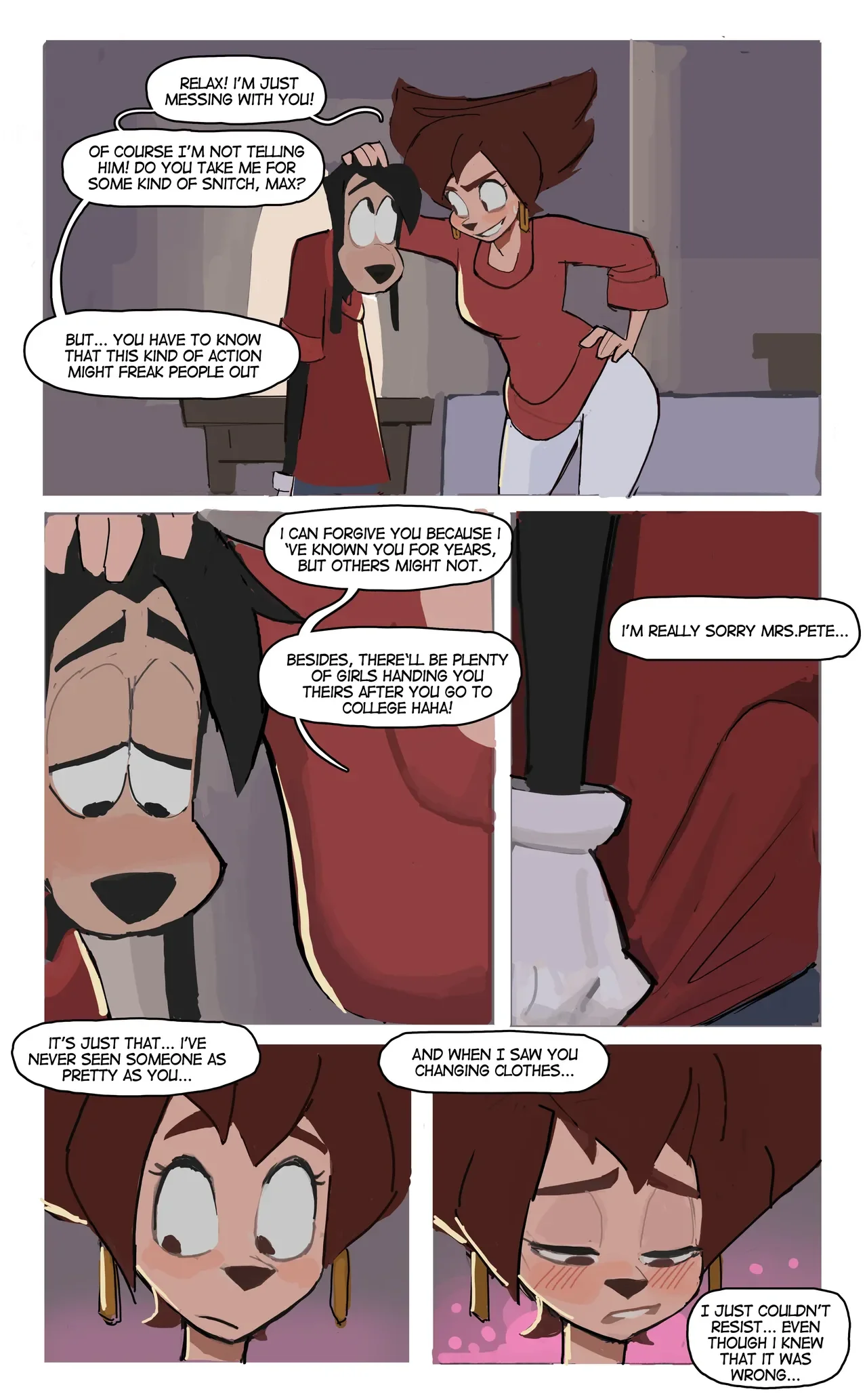 Peg X Max Caught – Discover Goof Troop - 1. Peg X Max Caught – Discover Goof Troop [Amugea] - Page 7