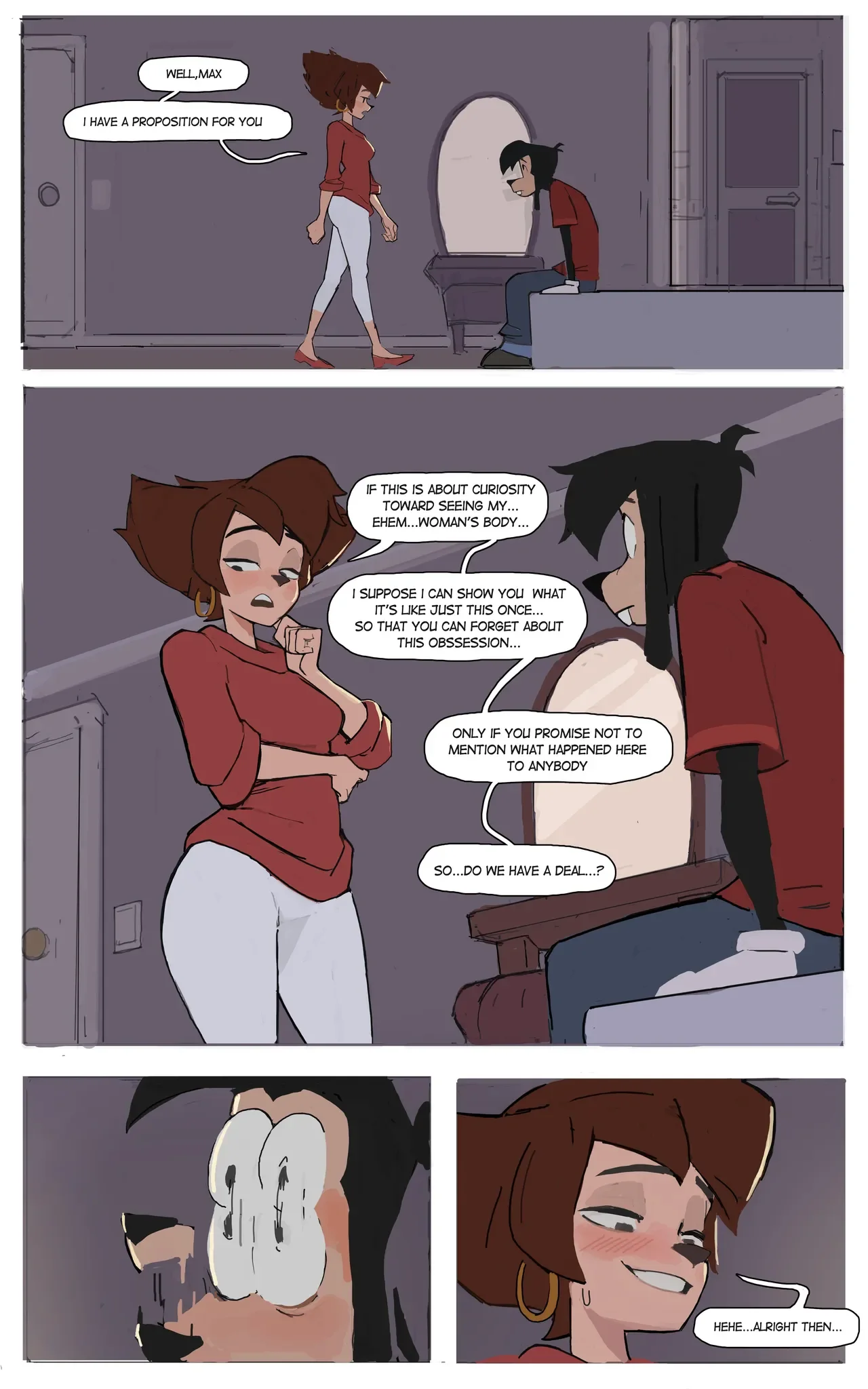 Peg X Max Caught – Discover Goof Troop - 1. Peg X Max Caught – Discover Goof Troop [Amugea] - Page 10