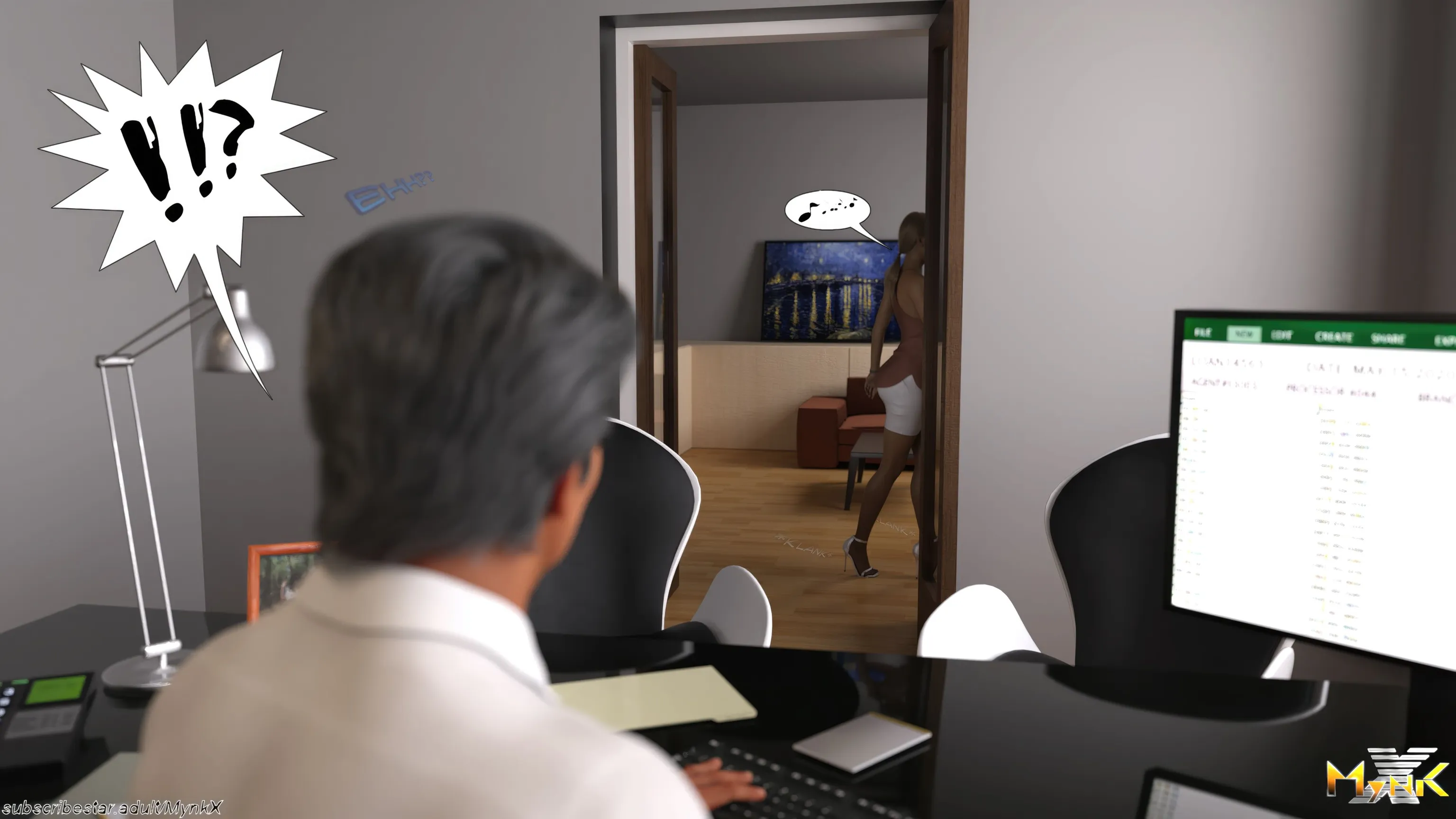 The Young Secretary [Mynkx] - 1 . The Young Secretary - Chapter 1 - Page 7