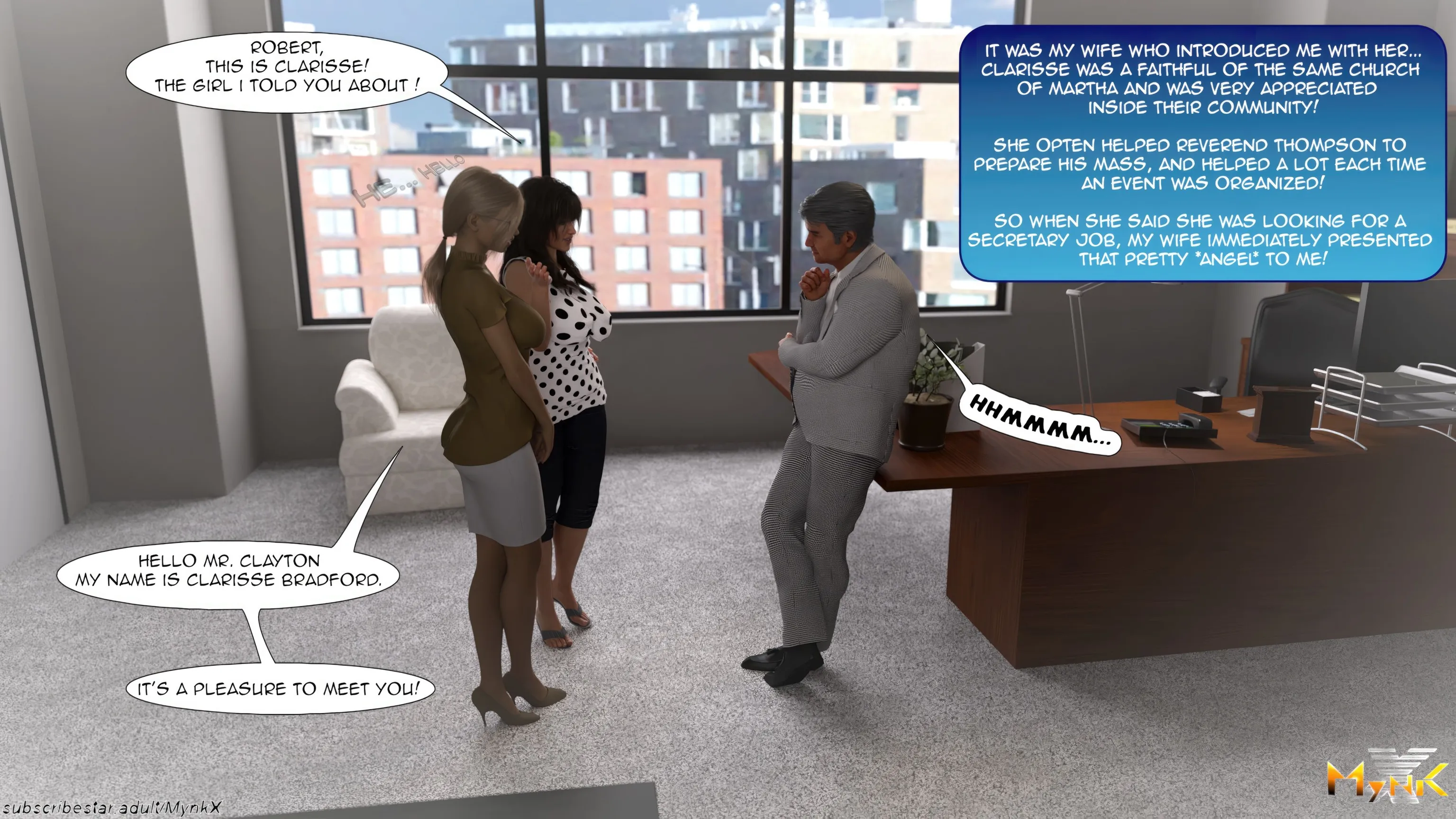 The Young Secretary [Mynkx] - 1 . The Young Secretary - Chapter 1 - Page 21