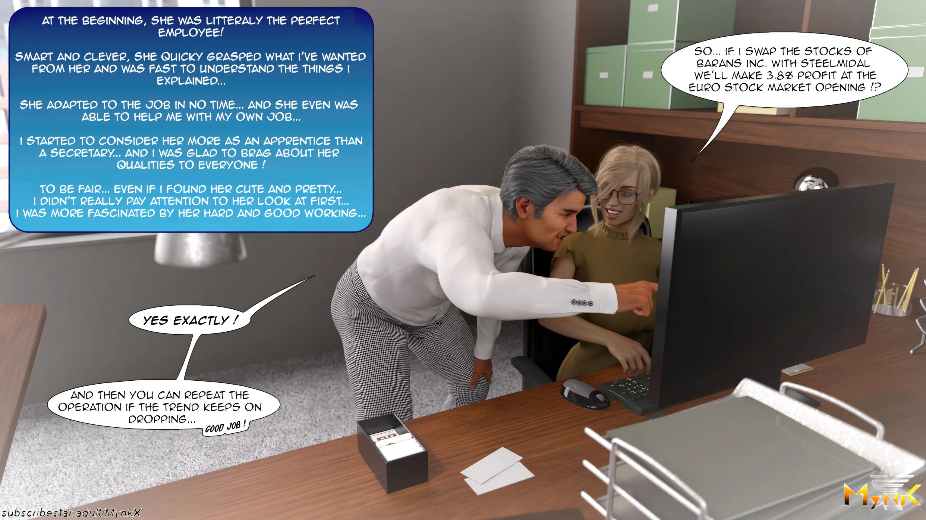 The Young Secretary [Mynkx] - 1 . The Young Secretary - Chapter 1 - Page 24