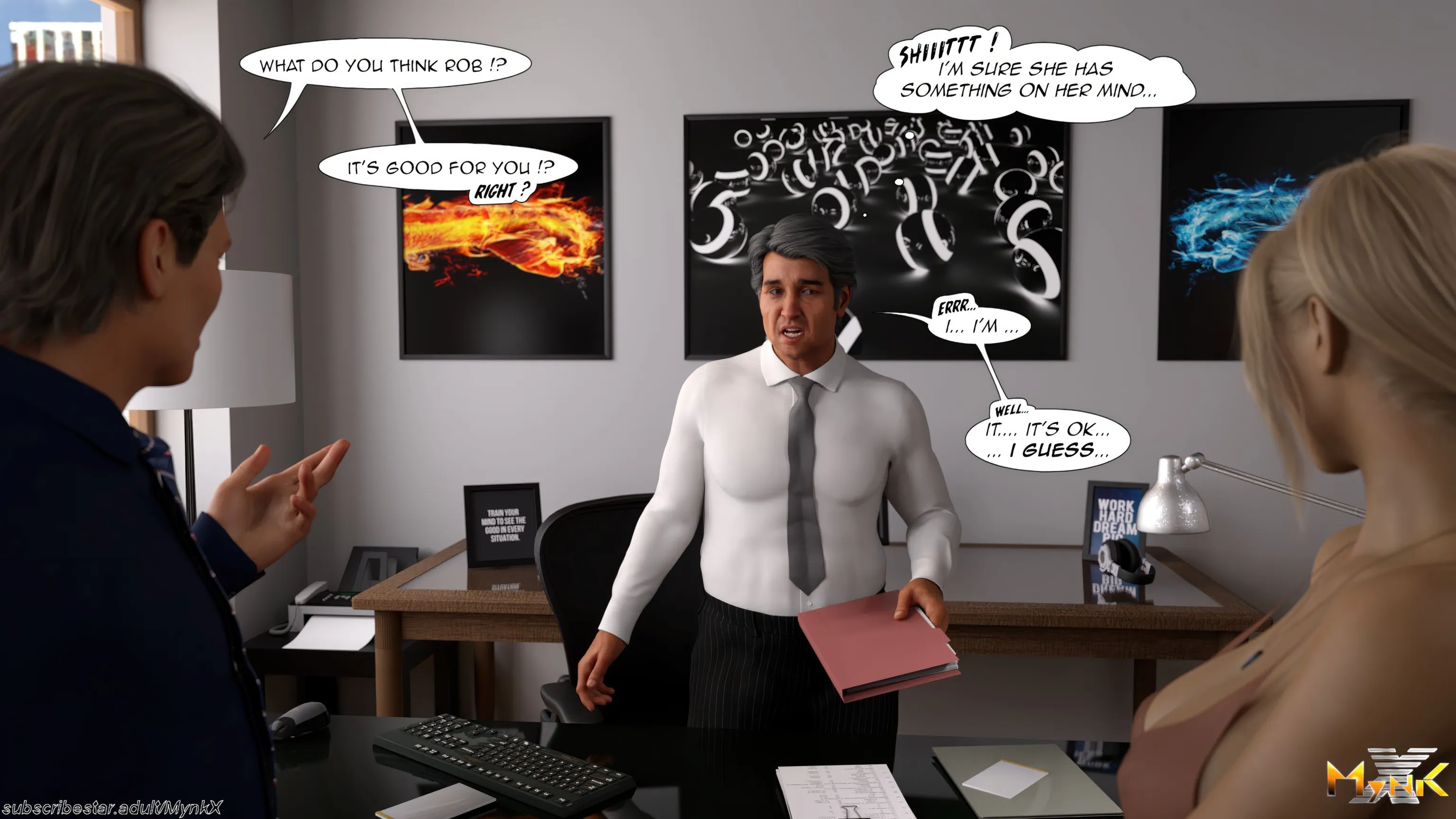 The Young Secretary [Mynkx] - 1 . The Young Secretary - Chapter 1 - Page 61
