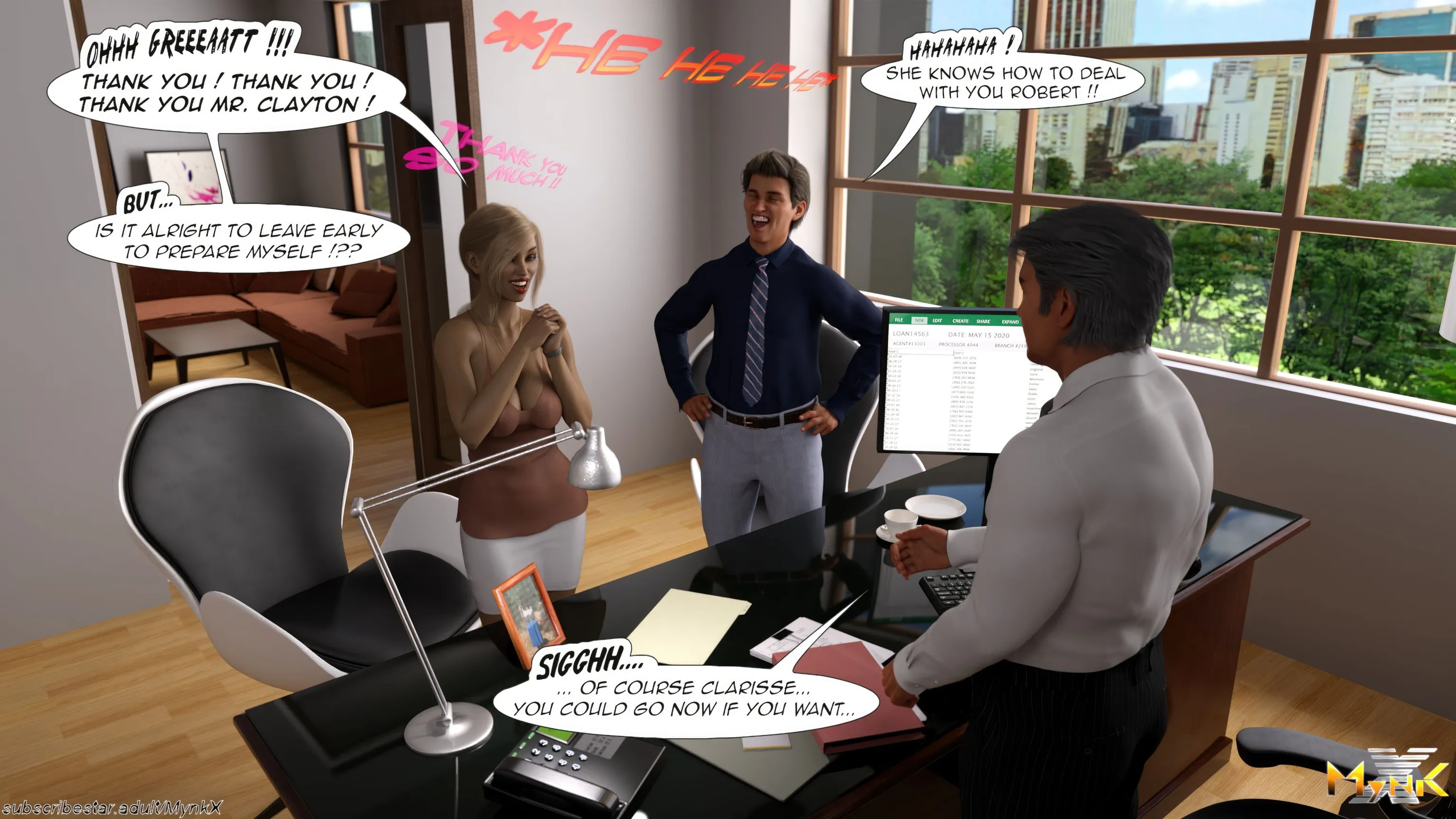 The Young Secretary [Mynkx] - 1 . The Young Secretary - Chapter 1 - Page 62