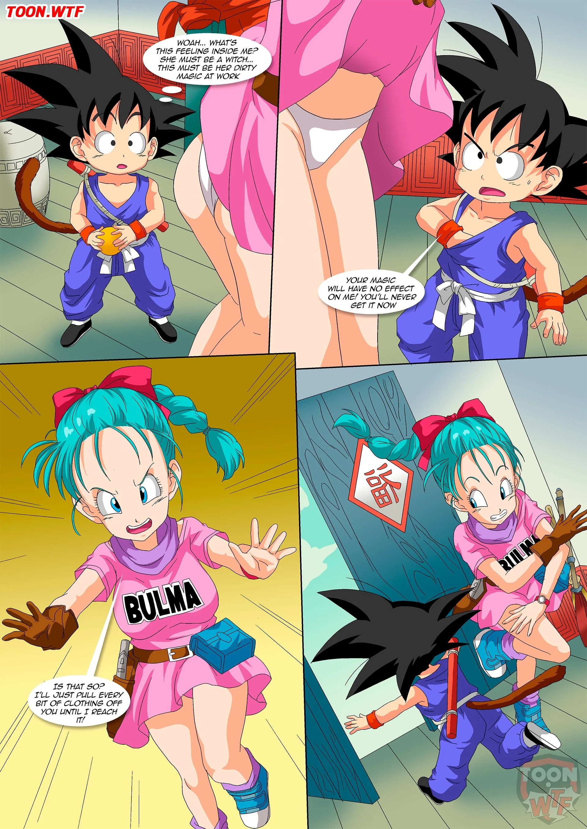 Hands Off Dragon Balls (Dragon Ball) [Palcomix] - 1 . Hands Off Dragon Balls - (Dragon Ball) [Palcomix] - Page 4