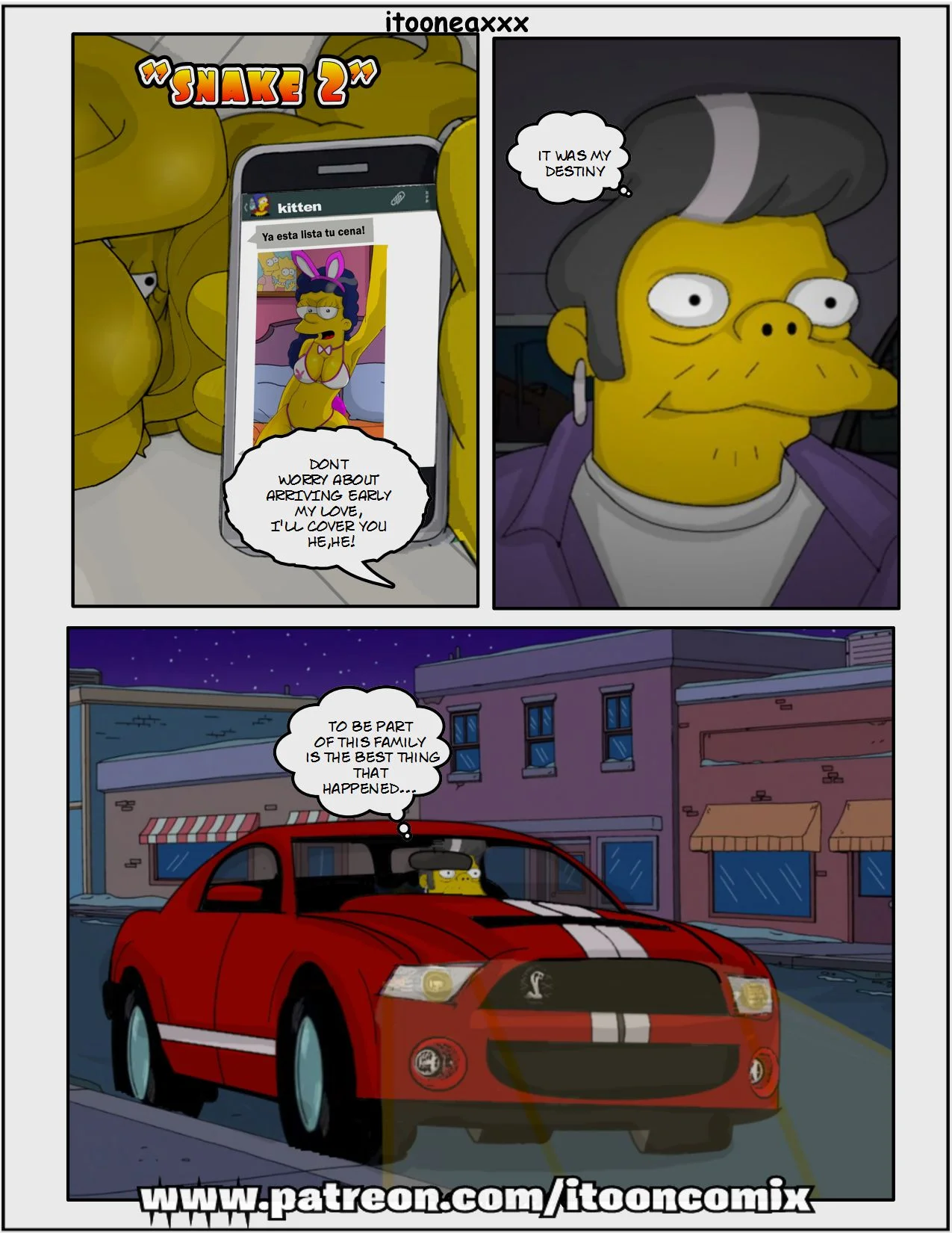 The Simpsons Porn Comics Series - 4.2 . Snake 2 - Eng - Page 2