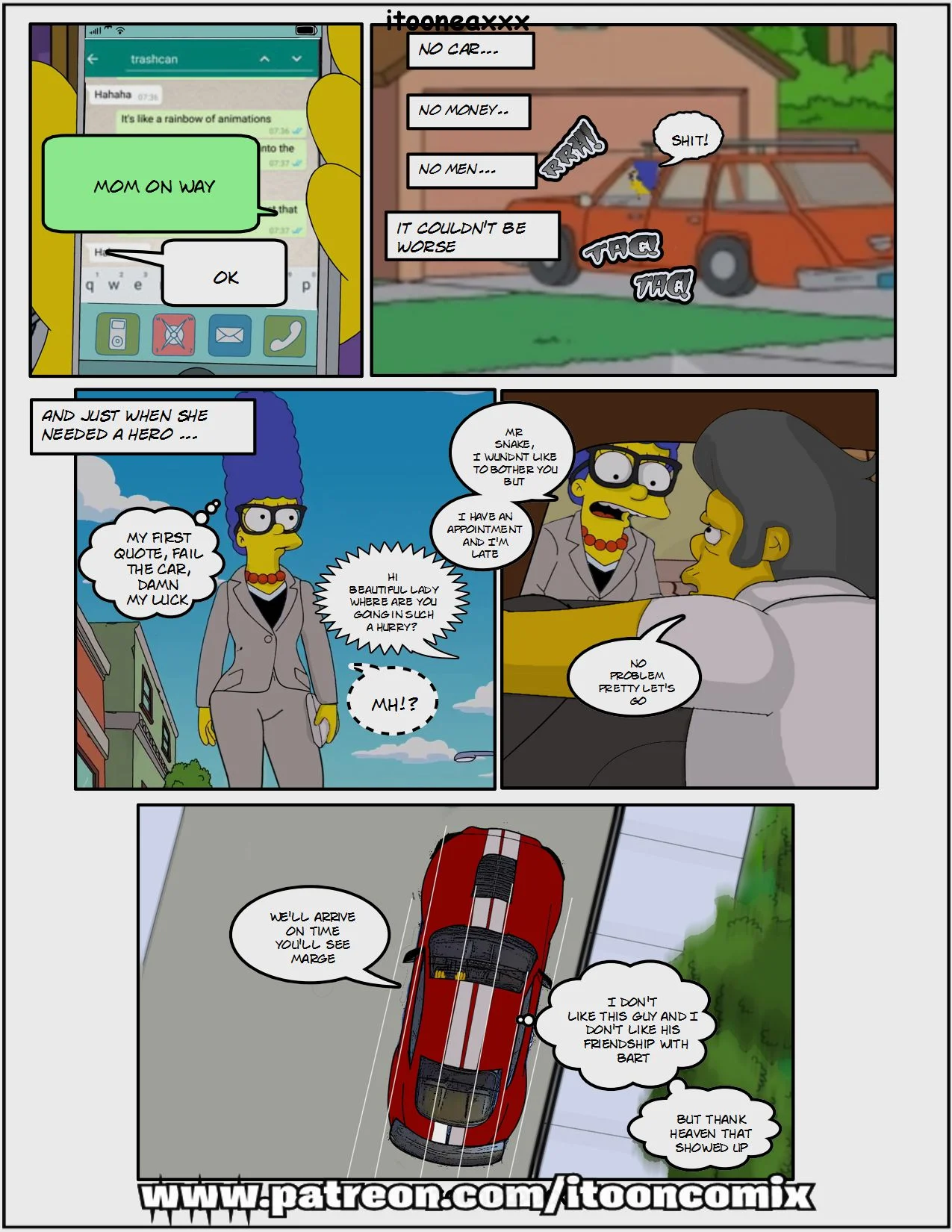 The Simpsons Porn Comics Series - 4.2 . Snake 2 - Eng - Page 7