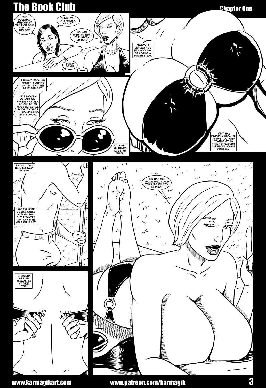 The Book Club [Karmagik] -  1.5 . The Book Club - No Color - Ch.001 - Page 3