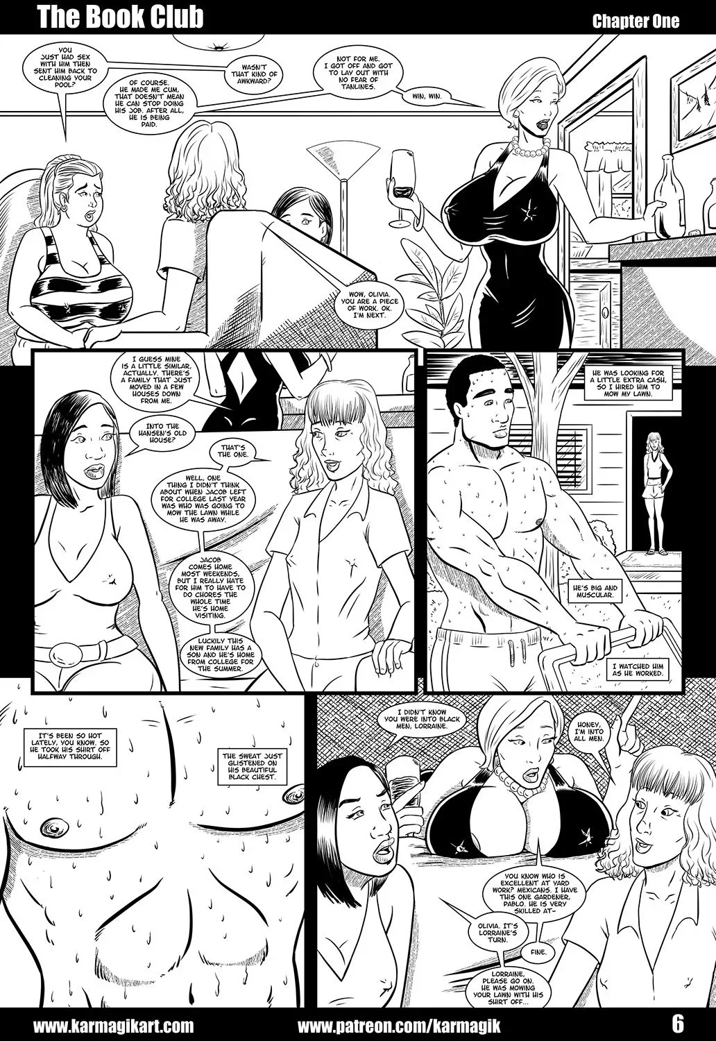 The Book Club [Karmagik] -  1.5 . The Book Club - No Color - Ch.001 - Page 6