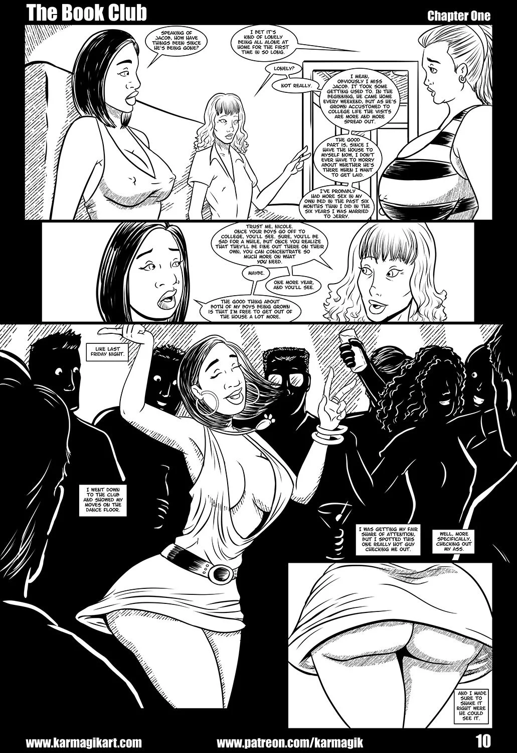 The Book Club [Karmagik] -  1.5 . The Book Club - No Color - Ch.001 - Page 10