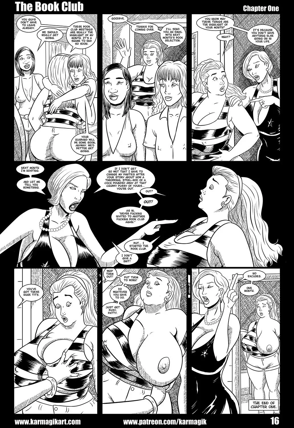 The Book Club [Karmagik] -  1.5 . The Book Club - No Color - Ch.001 - Page 16