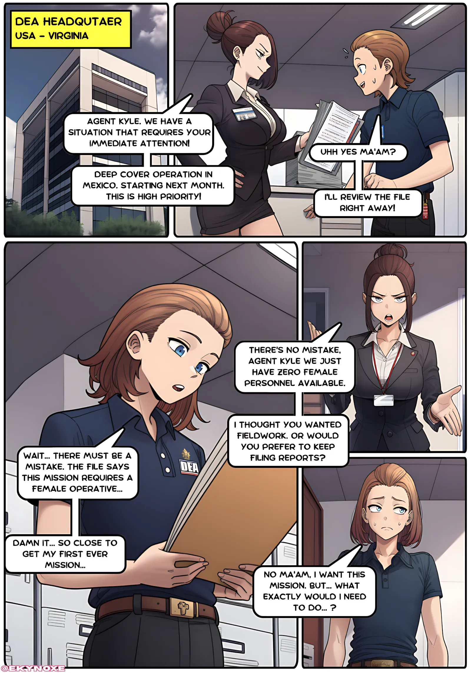 Angry Roommates [AI Gen] - 3. The Undercover Agent [ Ekynoxe ] - Page 2
