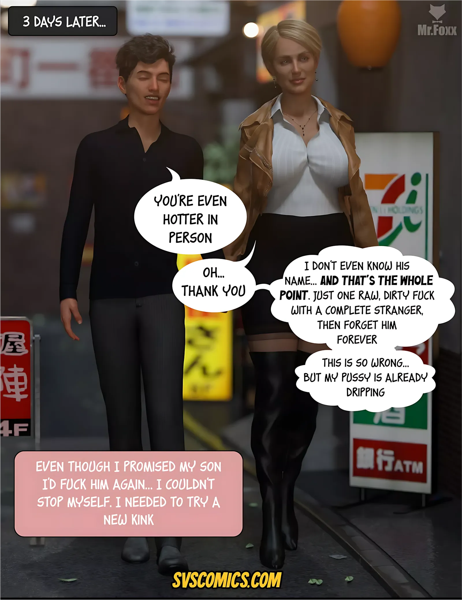 Forbidden Mother’s Kinks [Mr.Foxx] - 2 . Forbidden Mother's Kinks 2 – Risky Taboo Comic - Page 2
