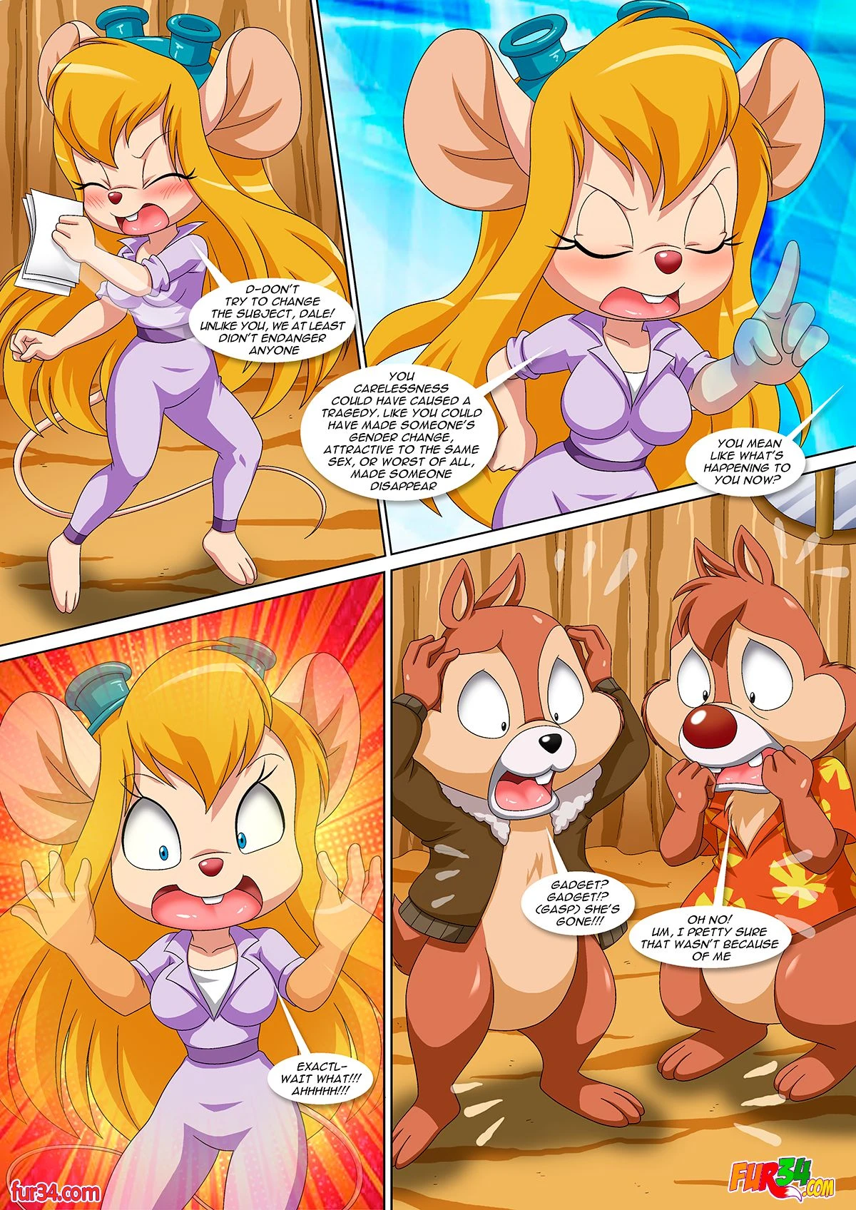 Mouse Slave (Chip ‘n Dale’s Rescue Rangers) [Palcomix] - 1 . Mouse Slave - (Chip 'n Dale's Rescue Rangers) [Palcomix] - Page 4