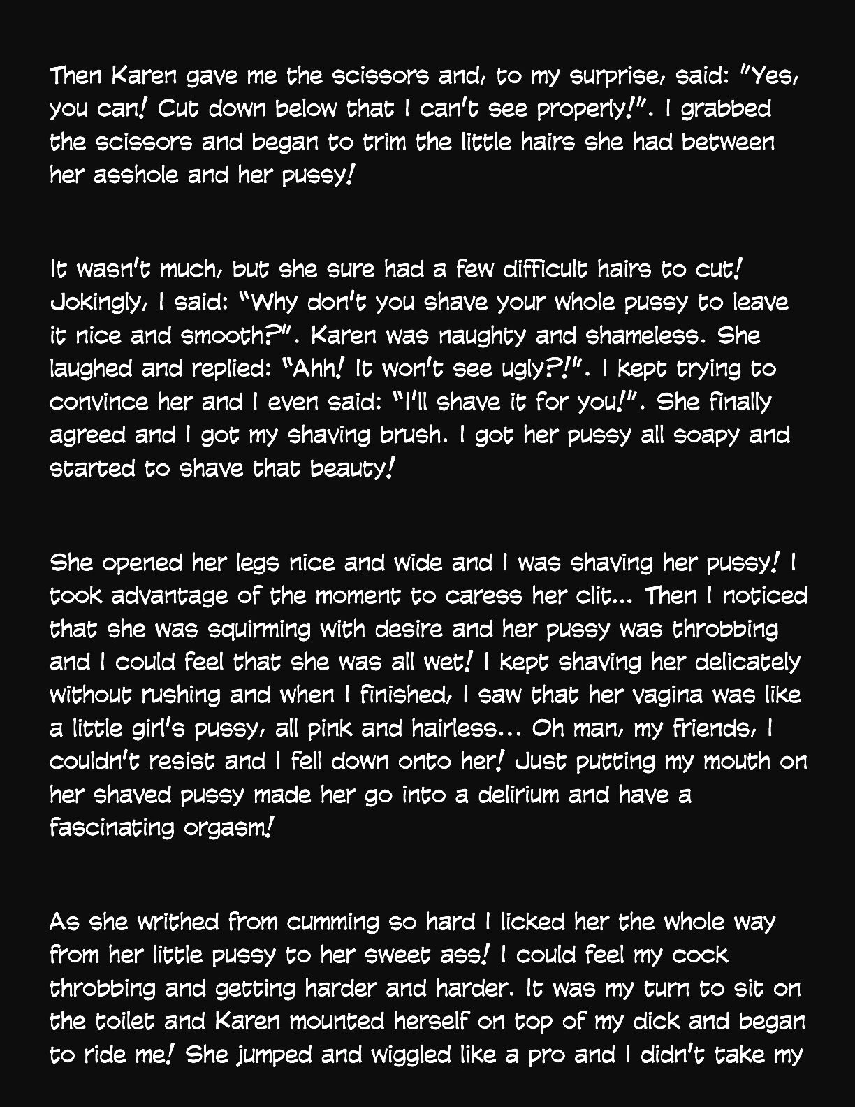 Animated Tales [WC | TF] - SHAVING MY STEPDAUGHTER'S PUSSY - Page 3