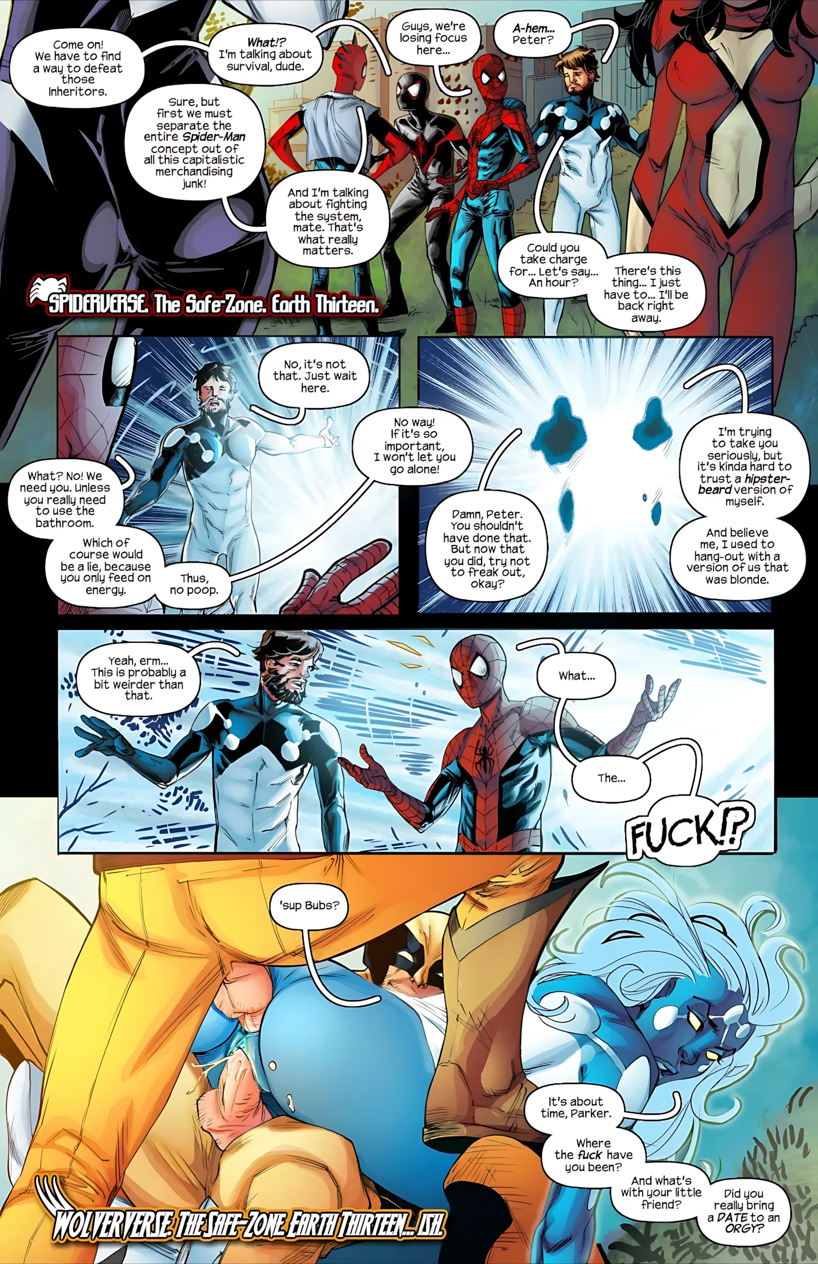 All-Sex Wolverine (X-Men) - 1 . All-Sex Wolverine - Chapter 1 [Tracy Scops] - Page 3