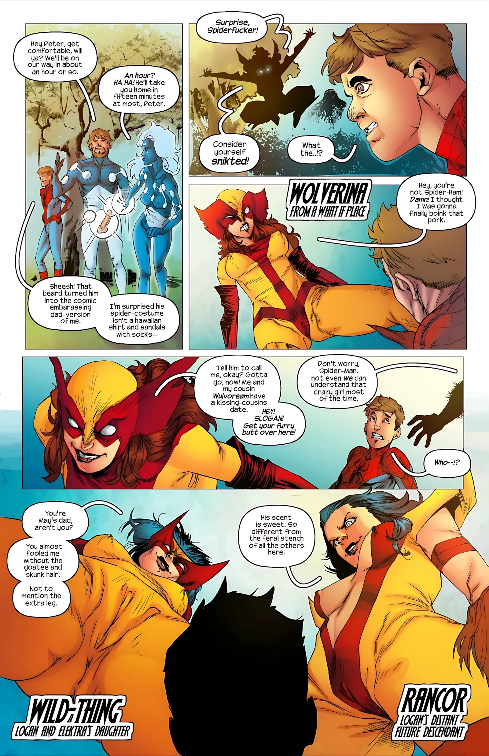 All-Sex Wolverine (X-Men) - 1 . All-Sex Wolverine - Chapter 1 [Tracy Scops] - Page 6
