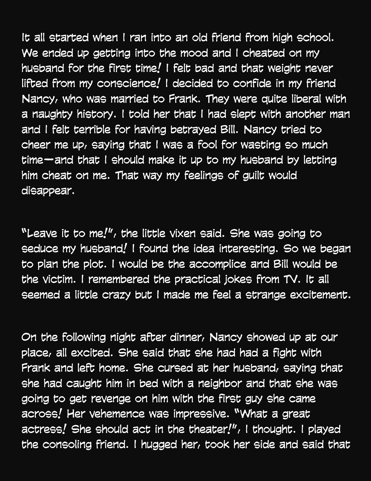 Animated Tales [WC | TF] - I MADE MY HUSBAND FUCK MY FRIEND - Page 2