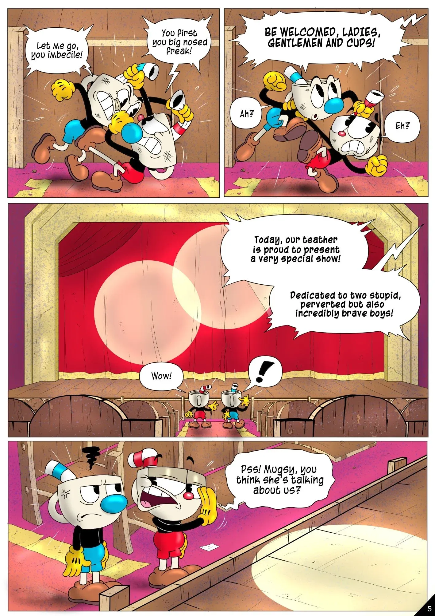 Delightfully Sweet Bon Bon [The Cuphead Show!] - 3 . HolyHole - Chapter 3 (The Cuphead Show!) [Macergo] - Page 6