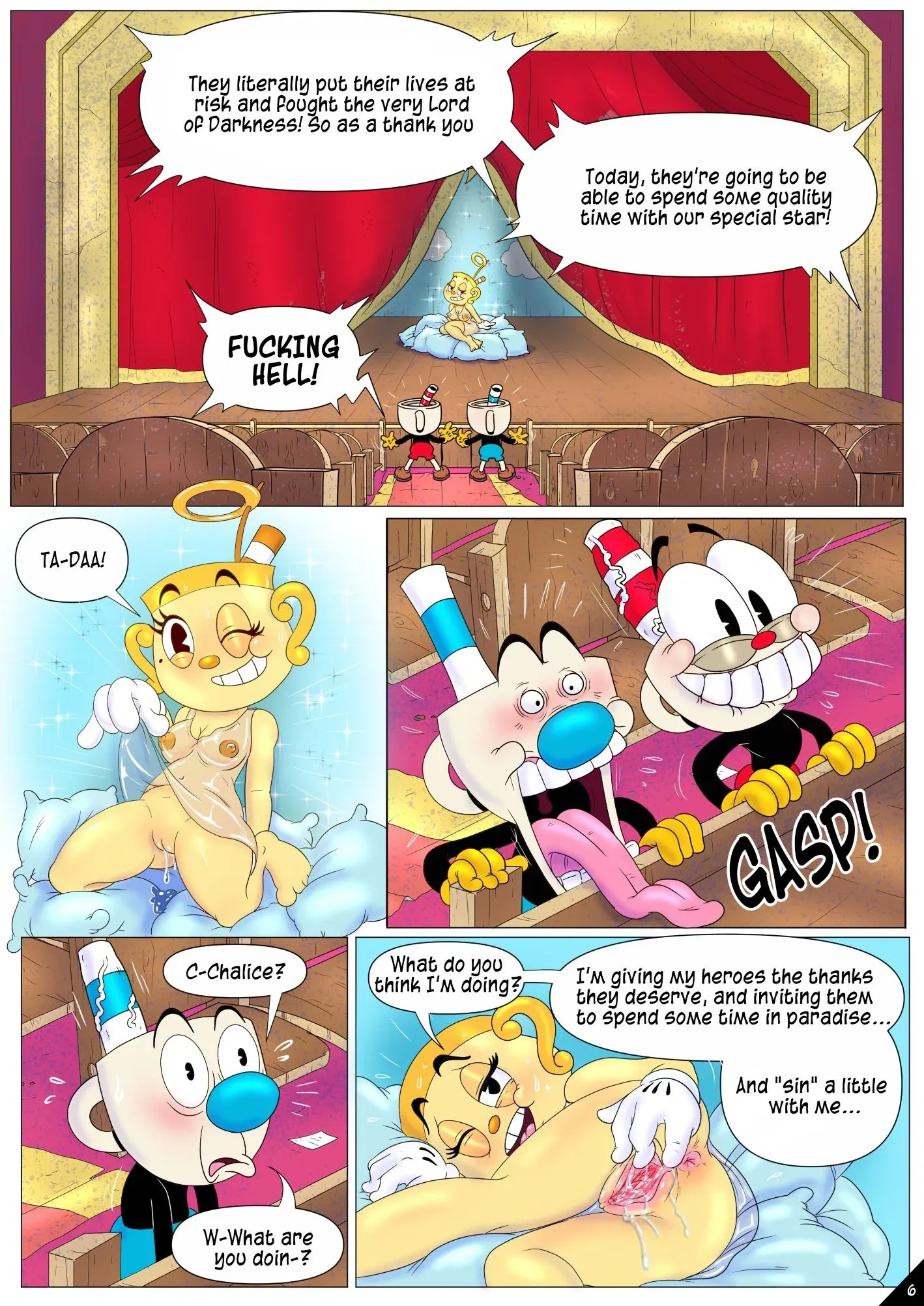 Delightfully Sweet Bon Bon [The Cuphead Show!] - 3 . HolyHole - Chapter 3 (The Cuphead Show!) [Macergo] - Page 7
