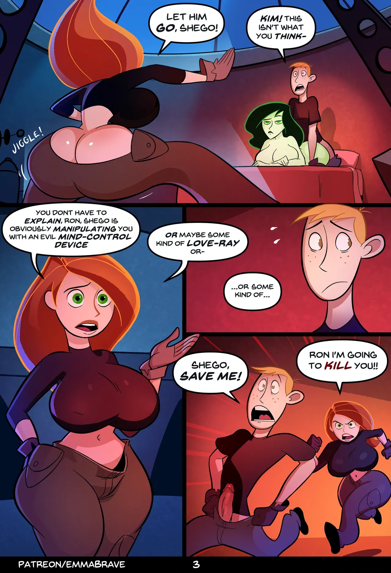(Kim Possible) EmmaBrave’s Adventure [Shego] - EmmaBrave’s Adventure - Page 3