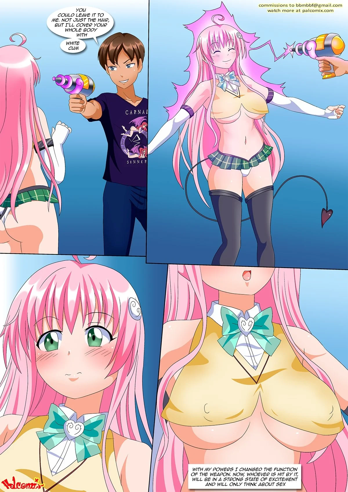 Ray Gun Of Lust (To Love-Ru) [Palcomix] - 1 . Ray Gun Of Lust - (To Love-Ru) [Palcomix] - Page 4