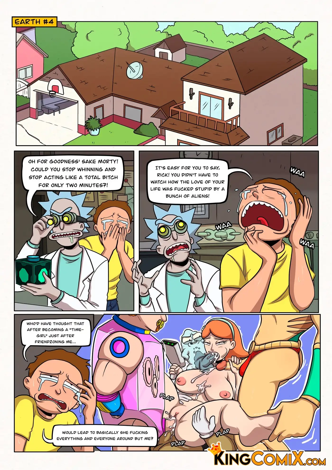 Rick and Morty Another Morty Sex Comic [Kingcomix] - Rick and Morty Another Morty Sex Comic - Page 2