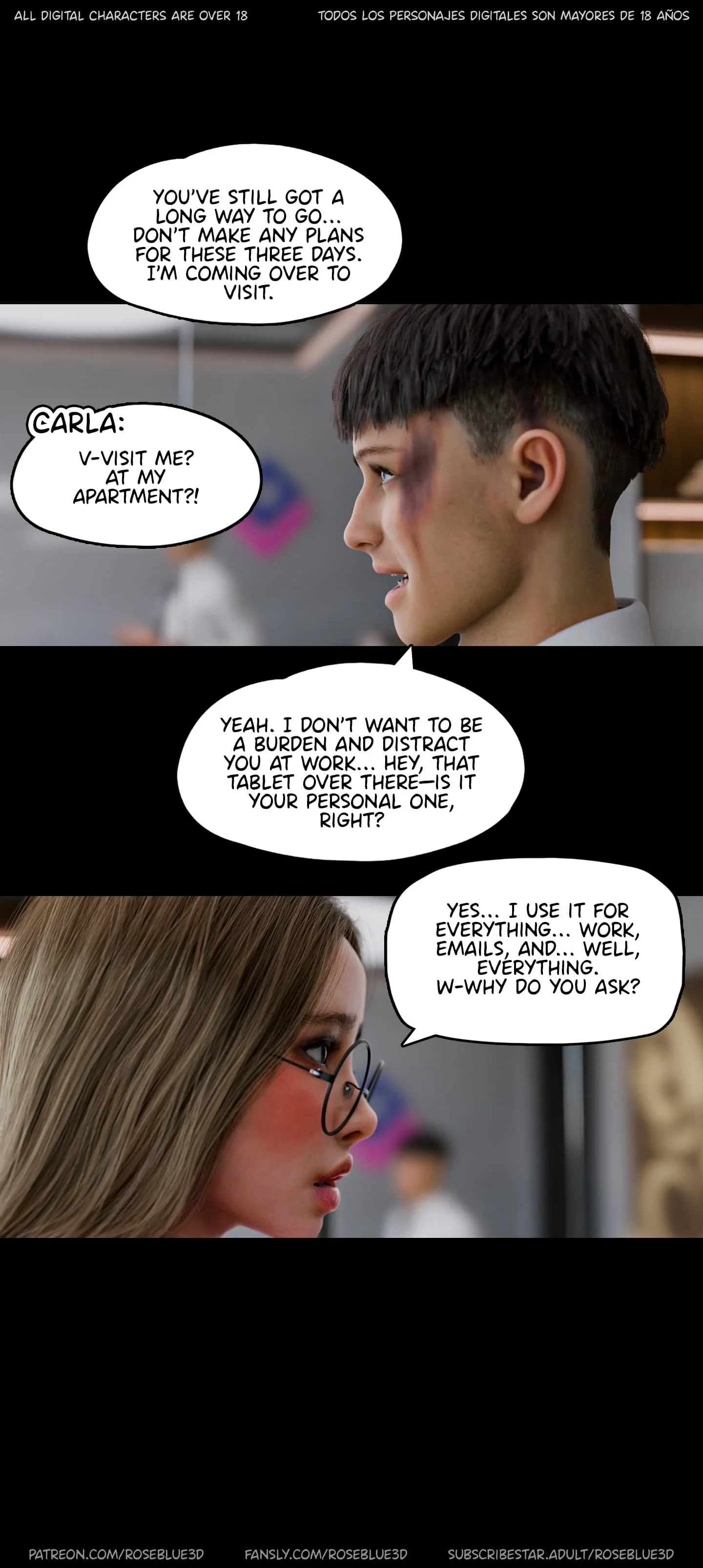 Dismissed [Rose Blue 3D] - 5 . Dismissed - Ch.5 - Page 89