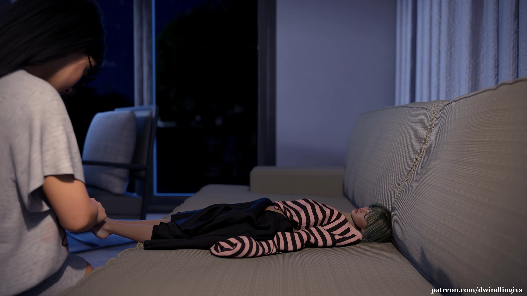 Sleeping on the Job [Dwindling-Iva] - Sleeping on the Job - Page 37