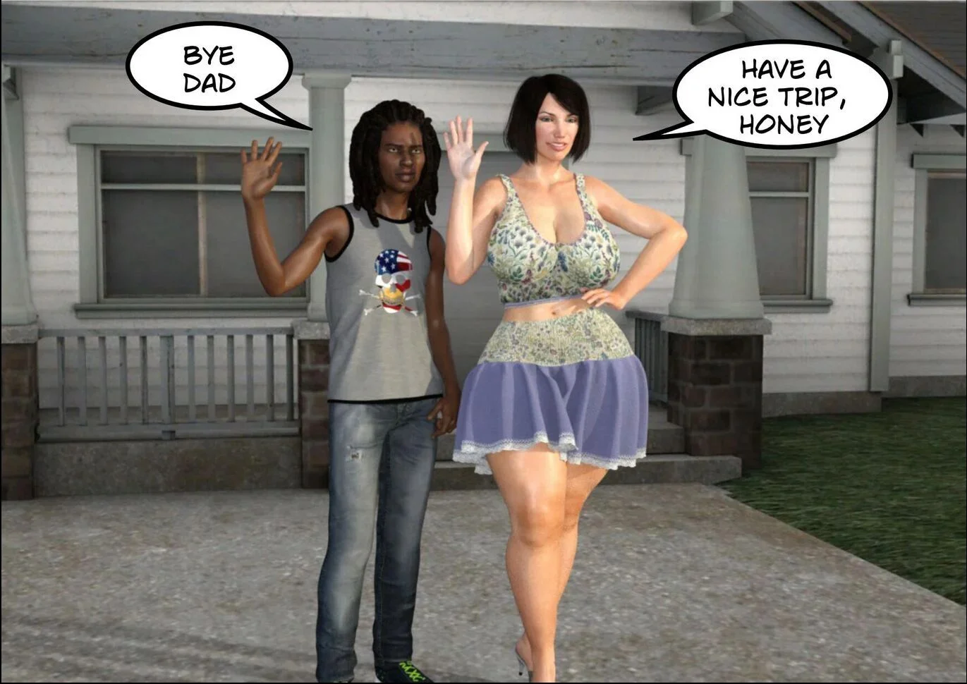 Foster Mother [CrazyDad3D] -  Foster Mother - Part - 02 [CrazyDad3D] - Page 4