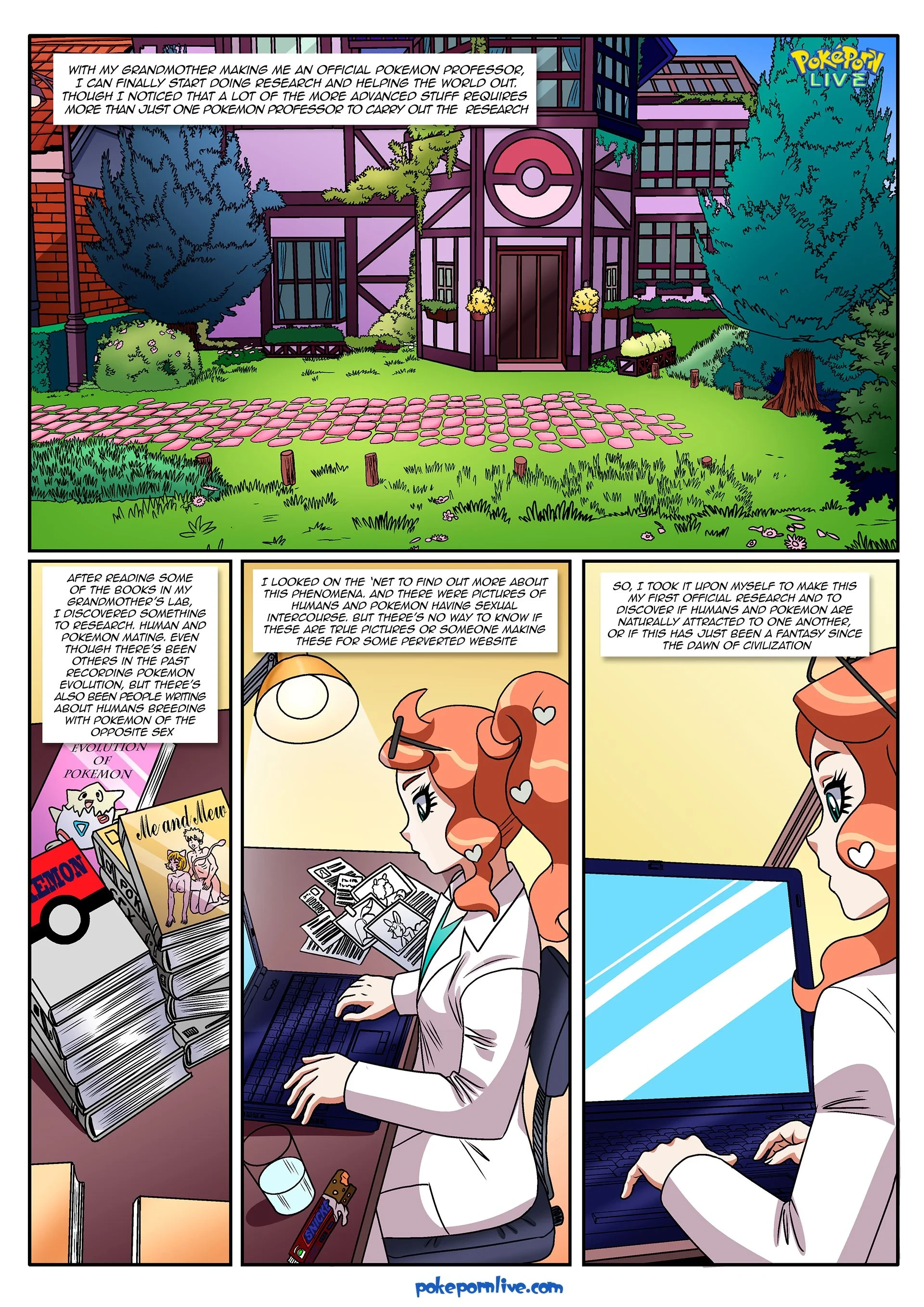 Sonia’s First Research (Pokemon) [Palcomix] - 1 . Sonia's First Research - (Pokemon) [Palcomix] - Page 2