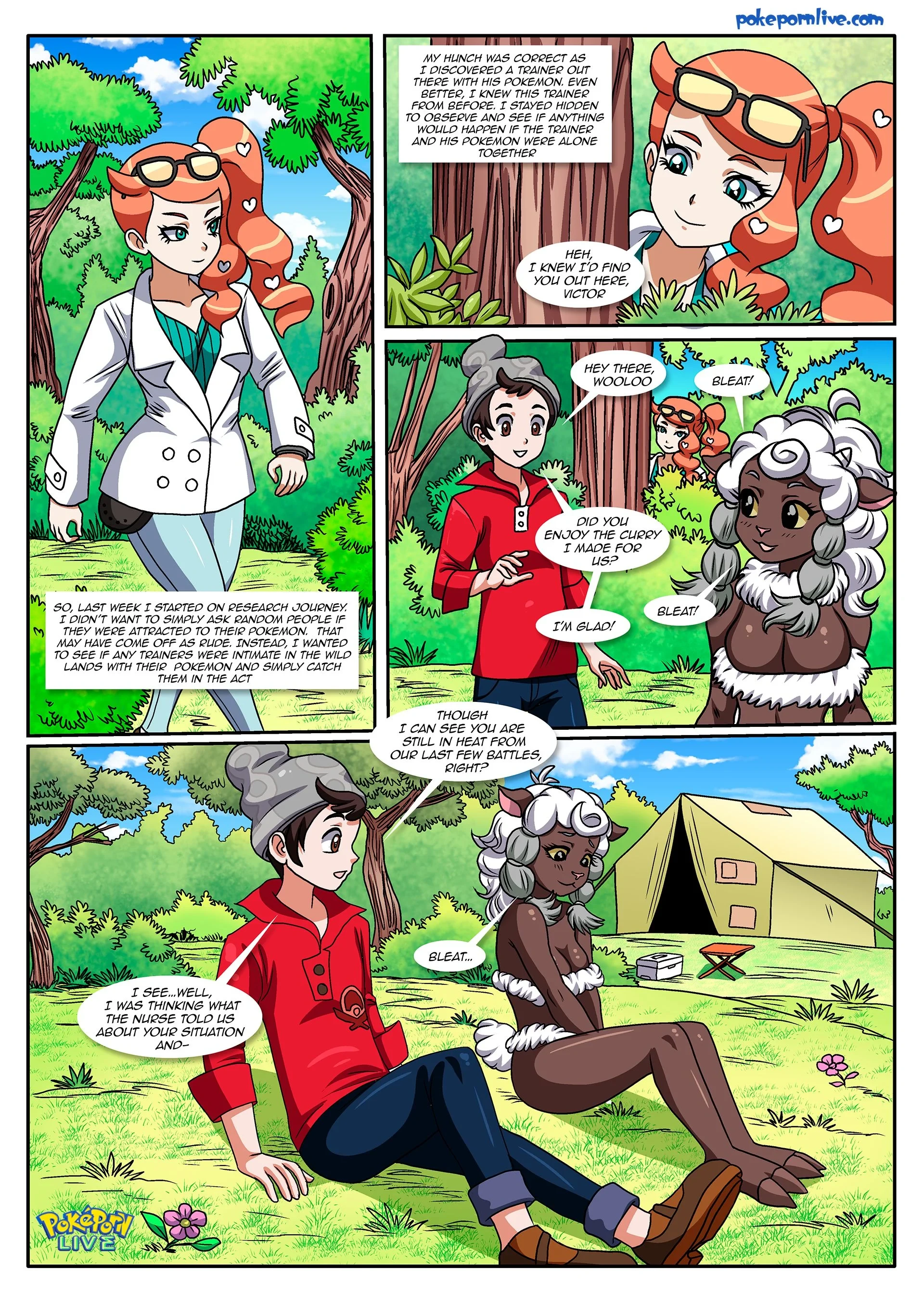 Sonia’s First Research (Pokemon) [Palcomix] - 1 . Sonia's First Research - (Pokemon) [Palcomix] - Page 3