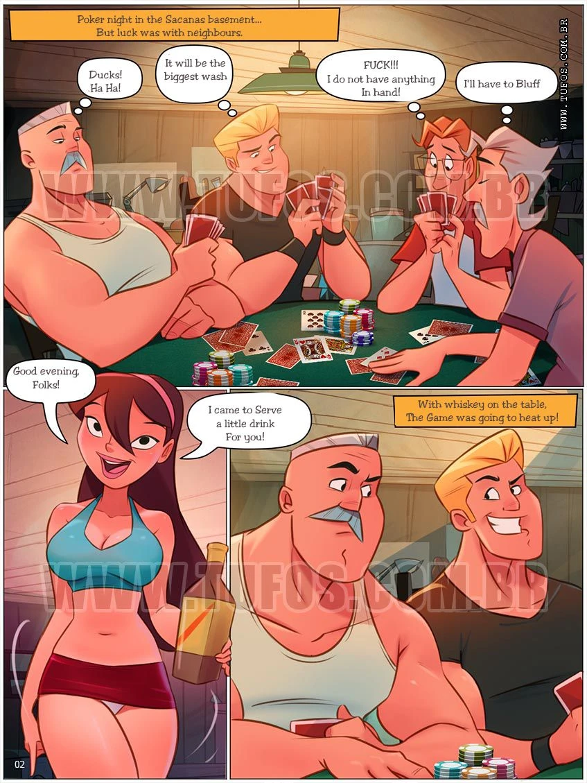 Naughty Fam [WC | TF] - 73 . Naughty Fam - GangBang on The Poker Table - Chapter 73 [WC - TF] - Page 2