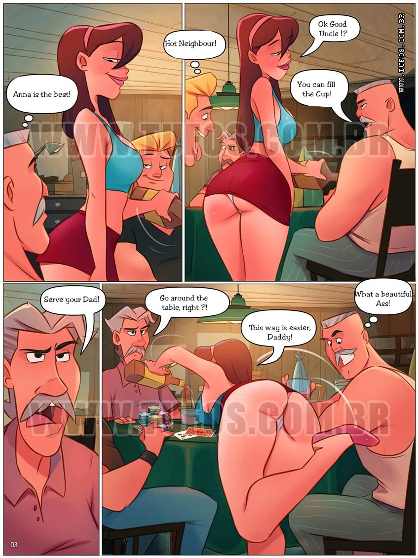 Naughty Fam [WC | TF] - 73 . Naughty Fam - GangBang on The Poker Table - Chapter 73 [WC - TF] - Page 3