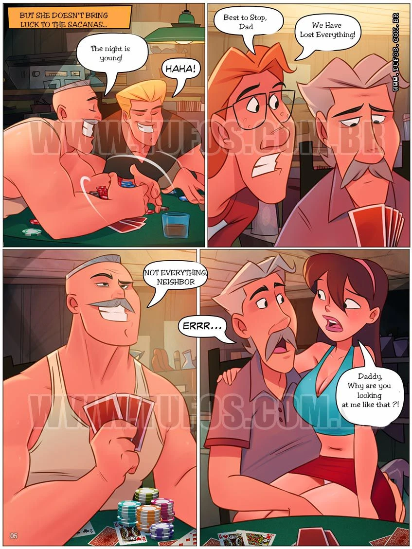 Naughty Fam [WC | TF] - 73 . Naughty Fam - GangBang on The Poker Table - Chapter 73 [WC - TF] - Page 5