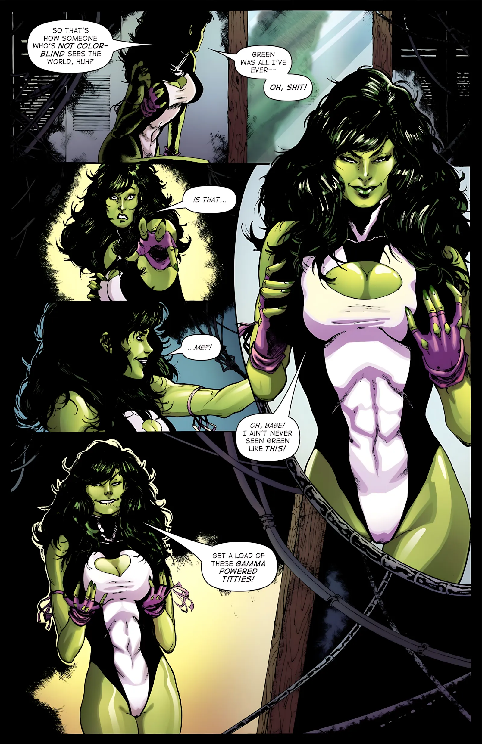She-Hulk – Acts of Lust - 1 . She-Hulk - Acts of Lust [Tracy Scops] - Page 4