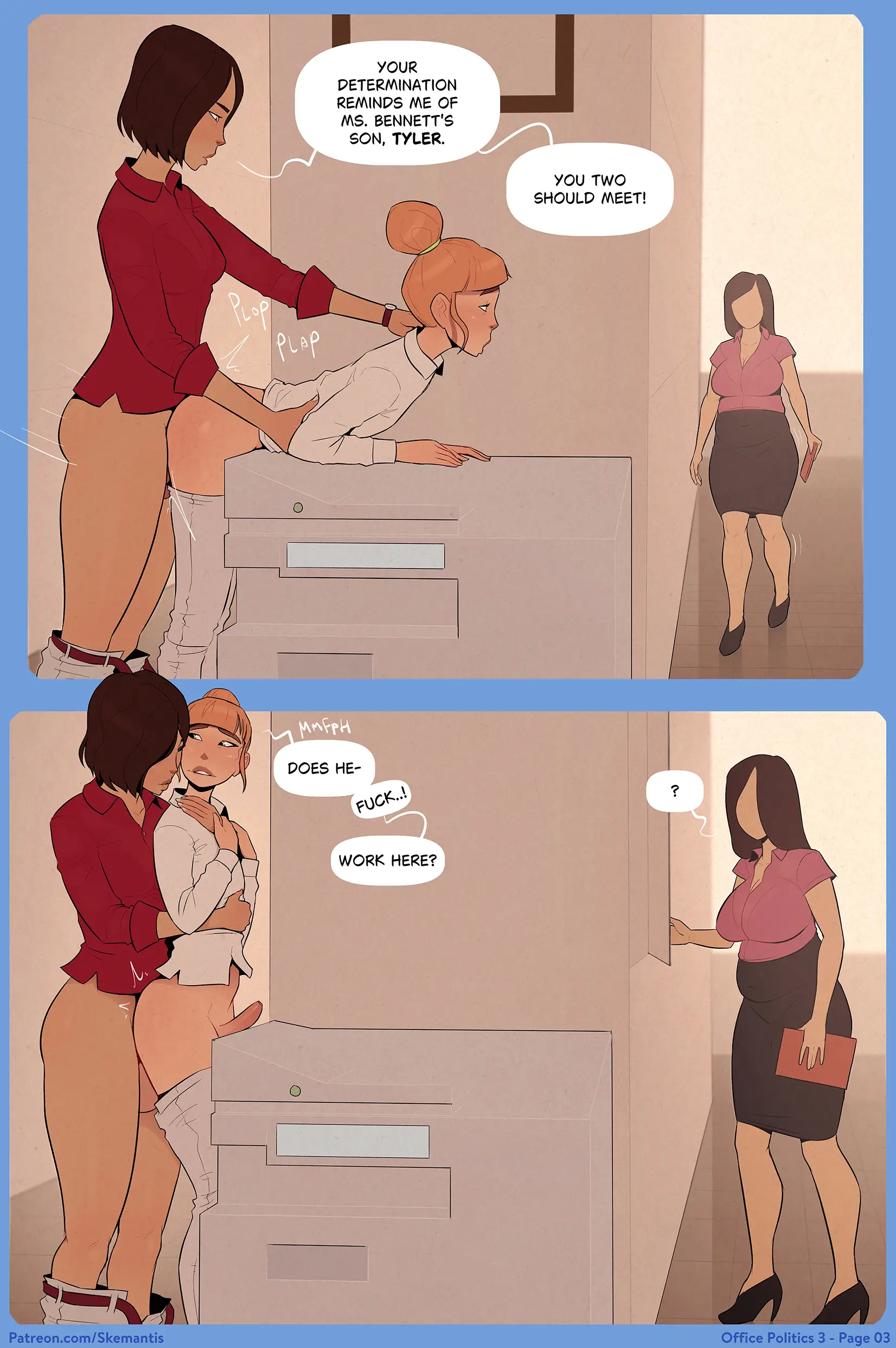 Office Politics - 3 . Office Politics - Chapter 3 [Skemantis] - Page 3