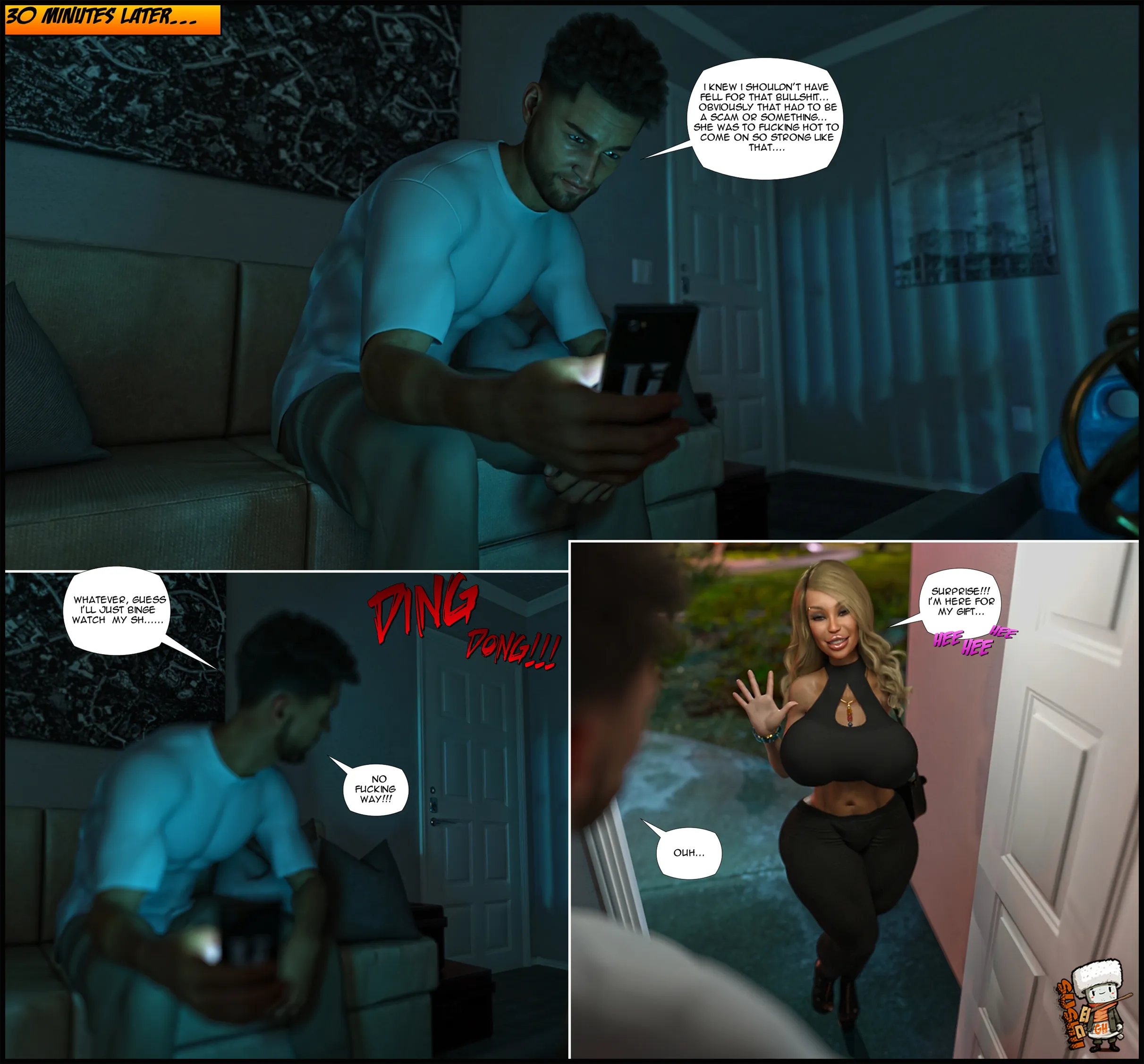 Daddy Home [GashousesushiArt] - 1 . Daddy Home - Chapter 1 - Page 12