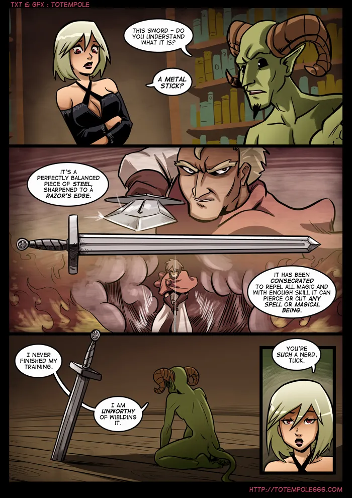 The Cummoner - 13 . The Cummoner - Chapter 13 - The Apprentice [Totempole] - Page 4