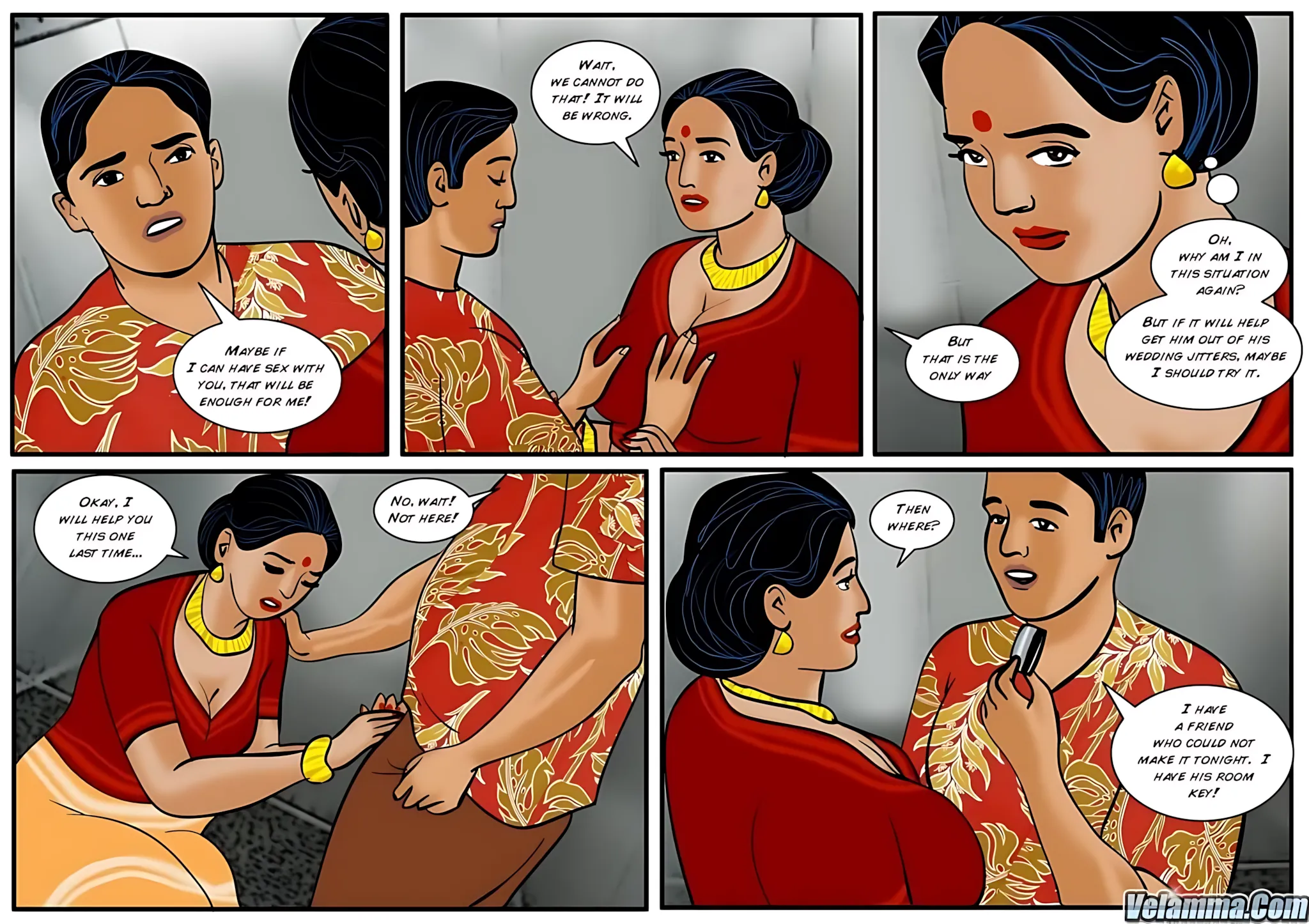 Velamma All Episodes Comics - 27 . Velamma - Episode 27 - His Wedding Day - Page 18