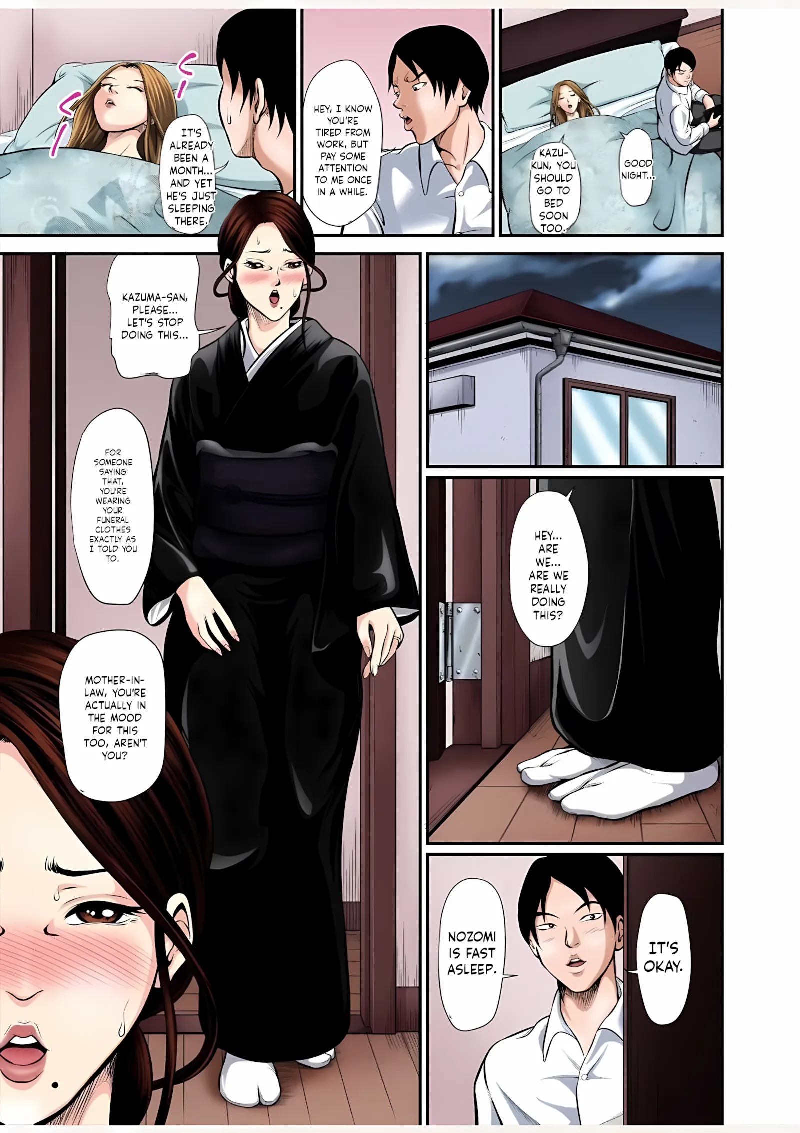 Having sex with my mother-in-law every night! - Having sex with my mother-in-law every night! Daughter, Son-in-law, Banana, and You - Page 23