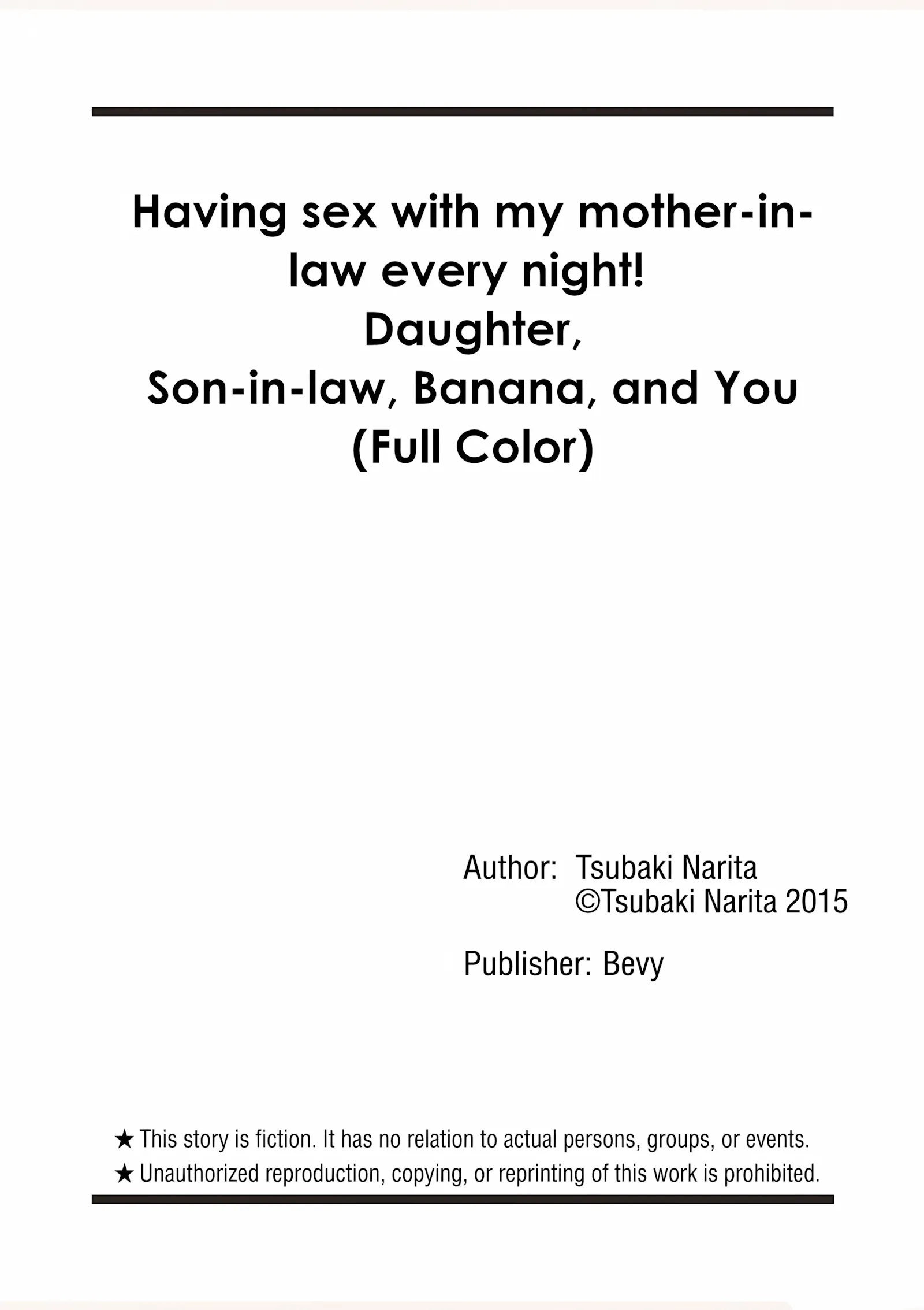 Having sex with my mother-in-law every night! - Having sex with my mother-in-law every night! Daughter, Son-in-law, Banana, and You - Page 35