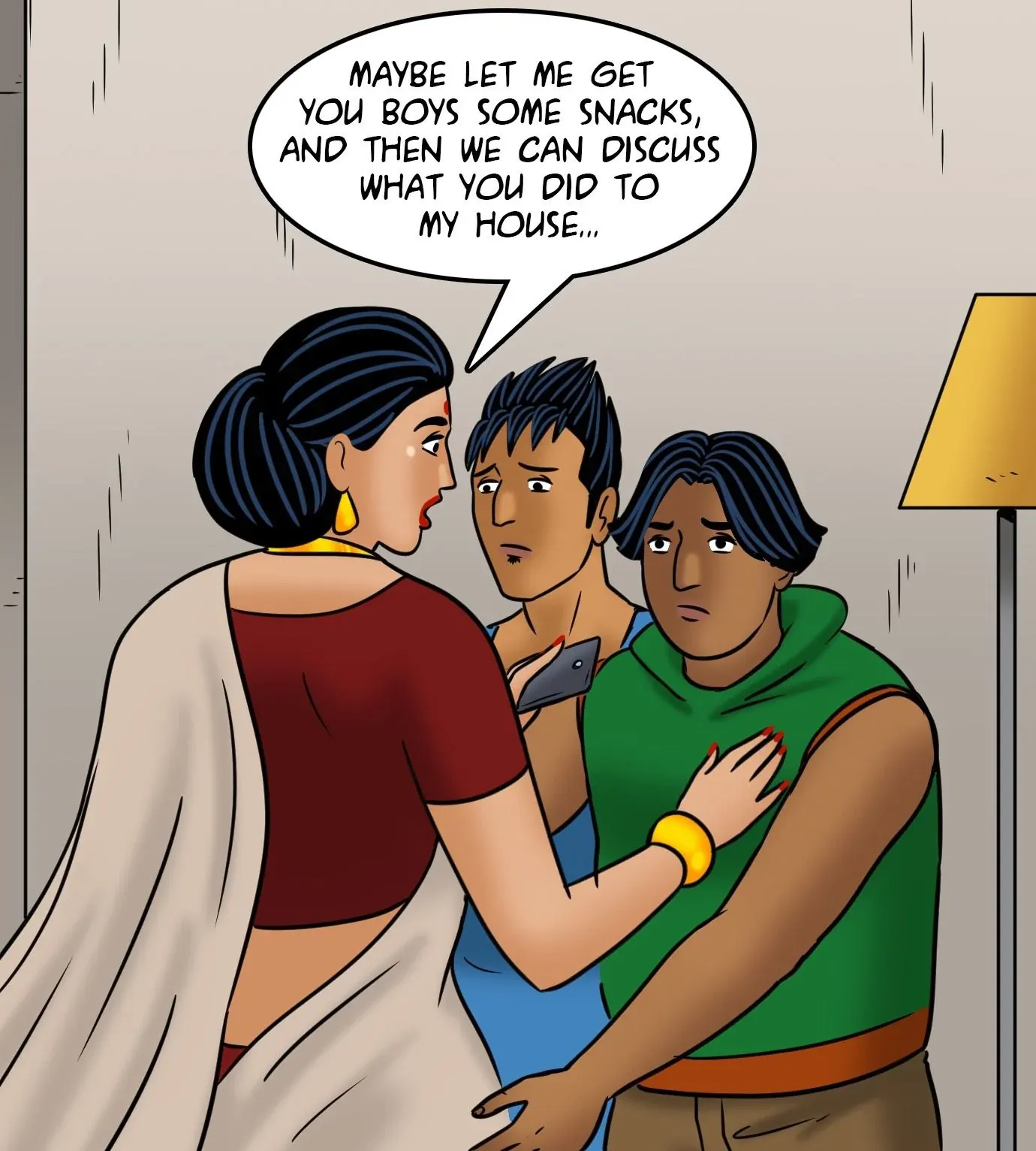 Velamma All Episodes Comics - 115 . Velamma - Episode 115 - Sacked By Vandals - Page 47