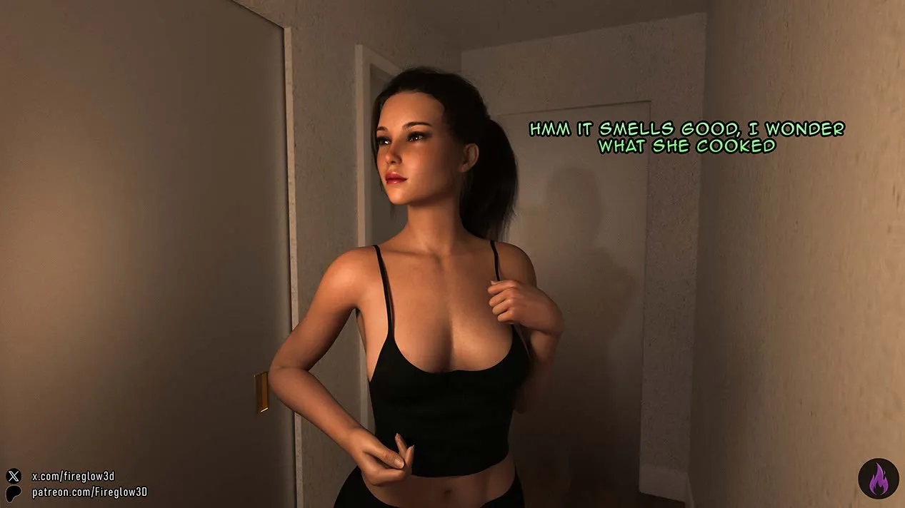 My neighbor didn’t know I’m a futa [Fireglow3D] - 2 . My neighbor didn't know I'm a futa - Chapter 2 - Page 3